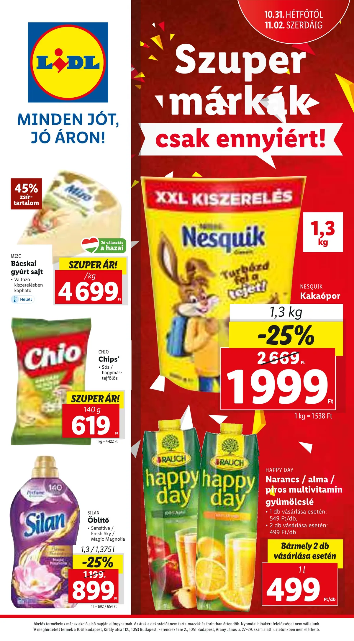 Lidl akciós újság 10.27–11.02 – 56. oldal