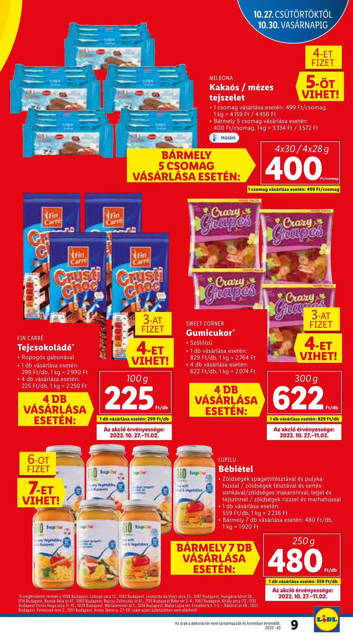 Lidl akciós újság 10.27–11.02 – 9. oldal