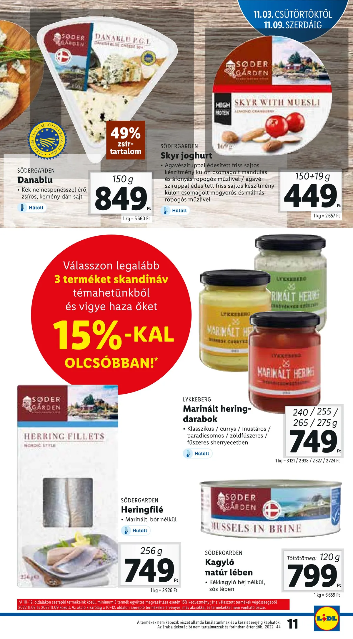 Lidl akciós újság 11.03–11.09 – 11. oldal