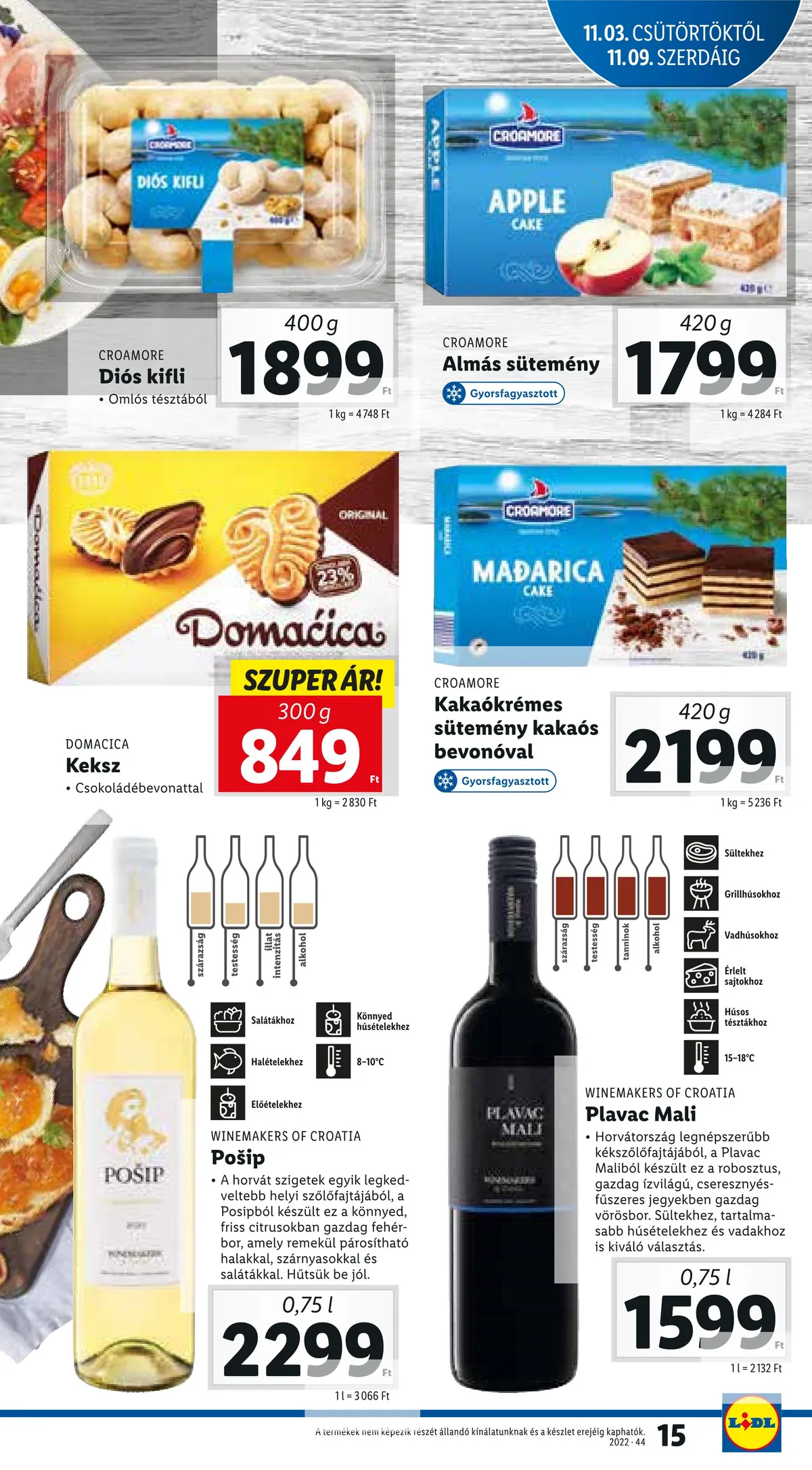 Lidl akciós újság 11.03–11.09 – 15. oldal