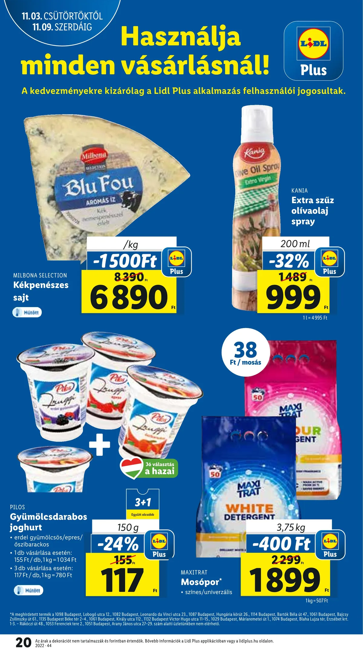 Lidl akciós újság 11.03–11.09 – 20. oldal