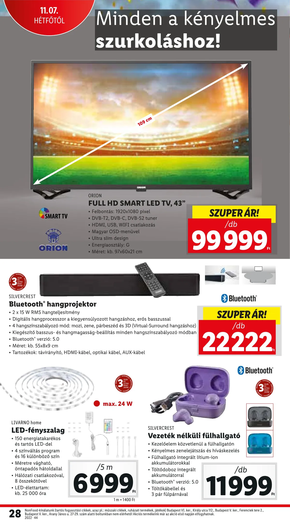 Lidl akciós újság 11.03–11.09 – 28. oldal