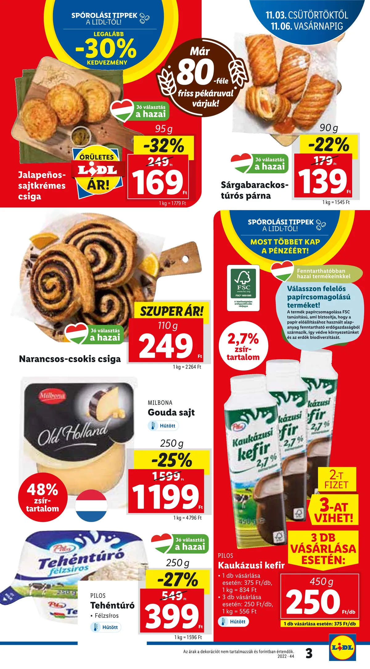 Lidl akciós újság 11.03–11.09 – 3. oldal