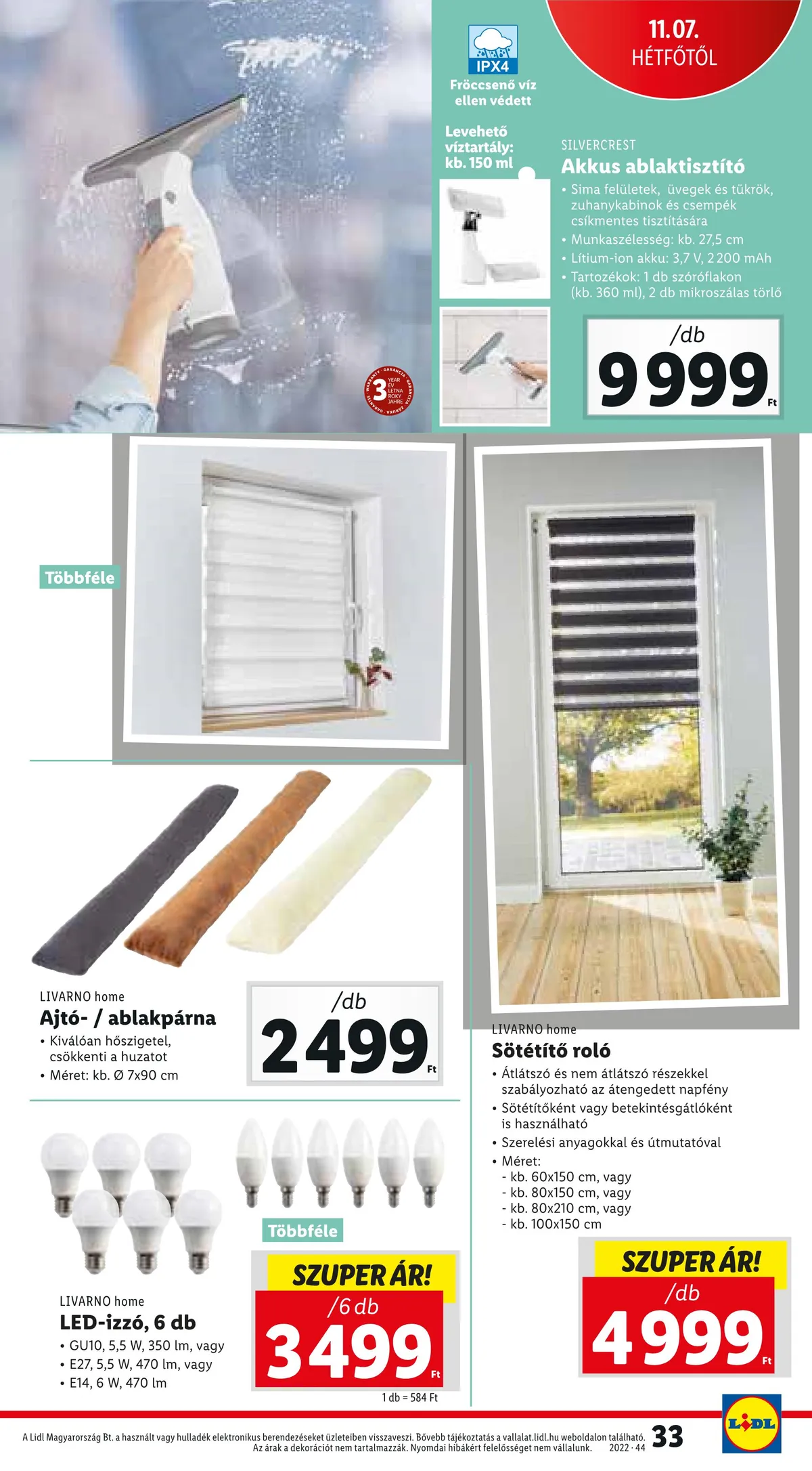 Lidl akciós újság 11.03–11.09 – 33. oldal