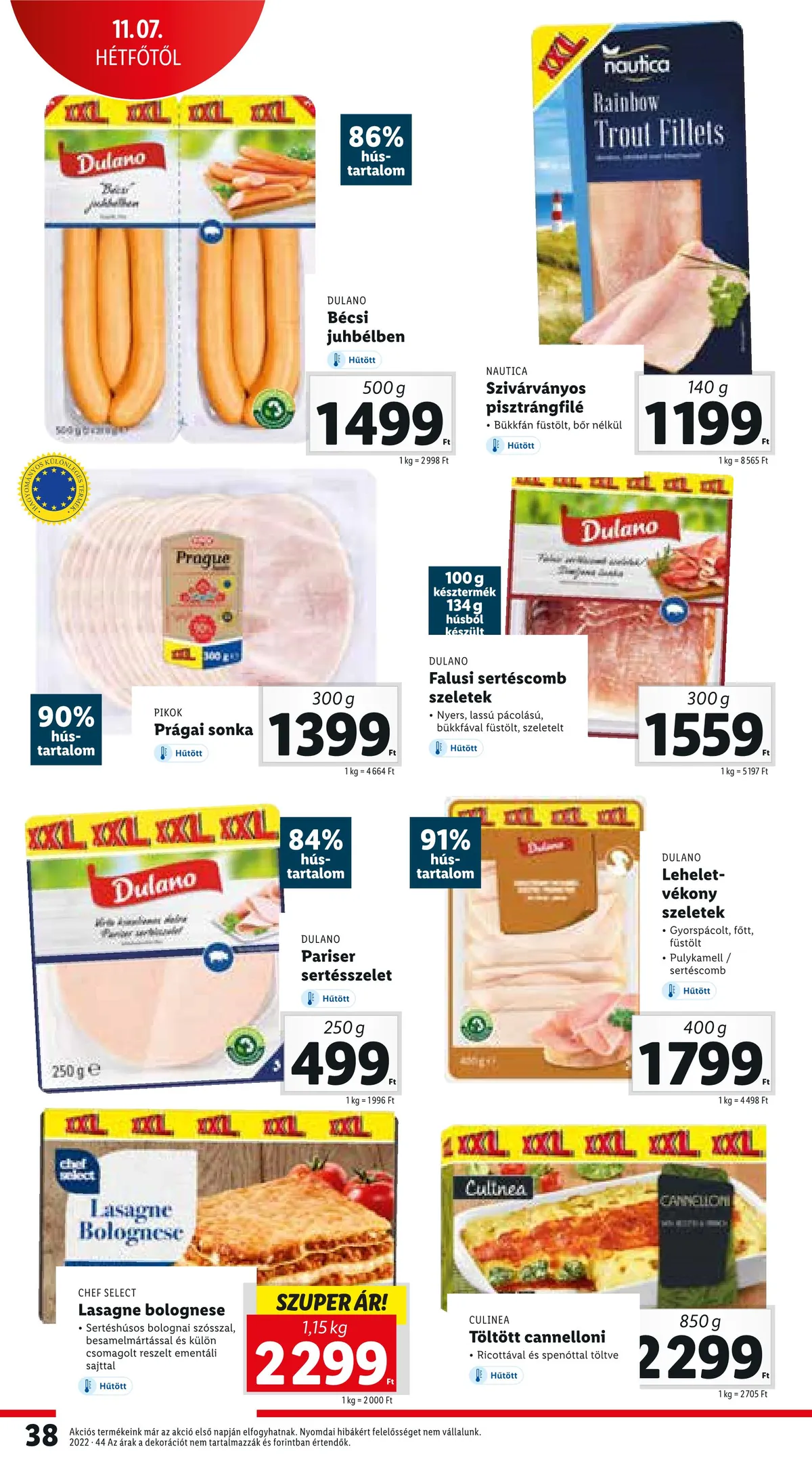 Lidl akciós újság 11.03–11.09 – 38. oldal