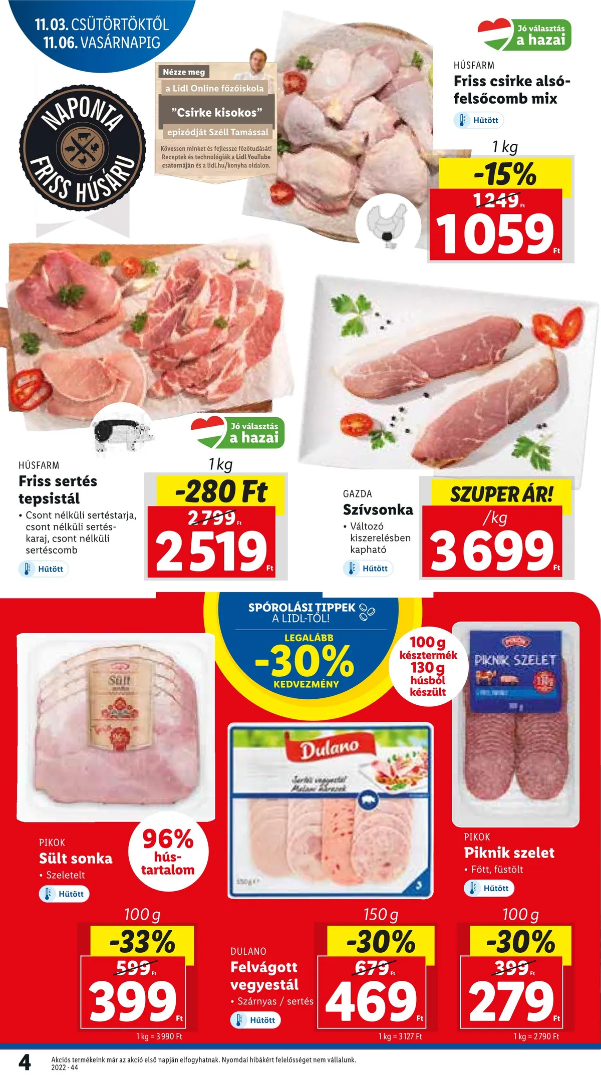 Lidl akciós újság 11.03–11.09 – 4. oldal