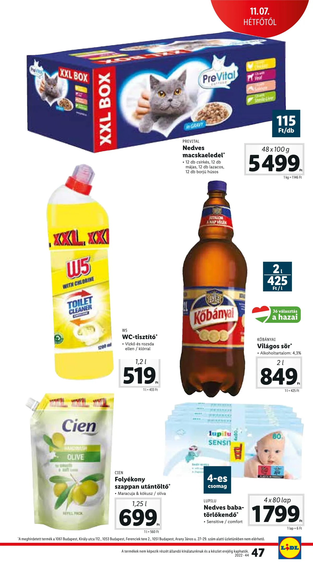 Lidl akciós újság 11.03–11.09 – 47. oldal