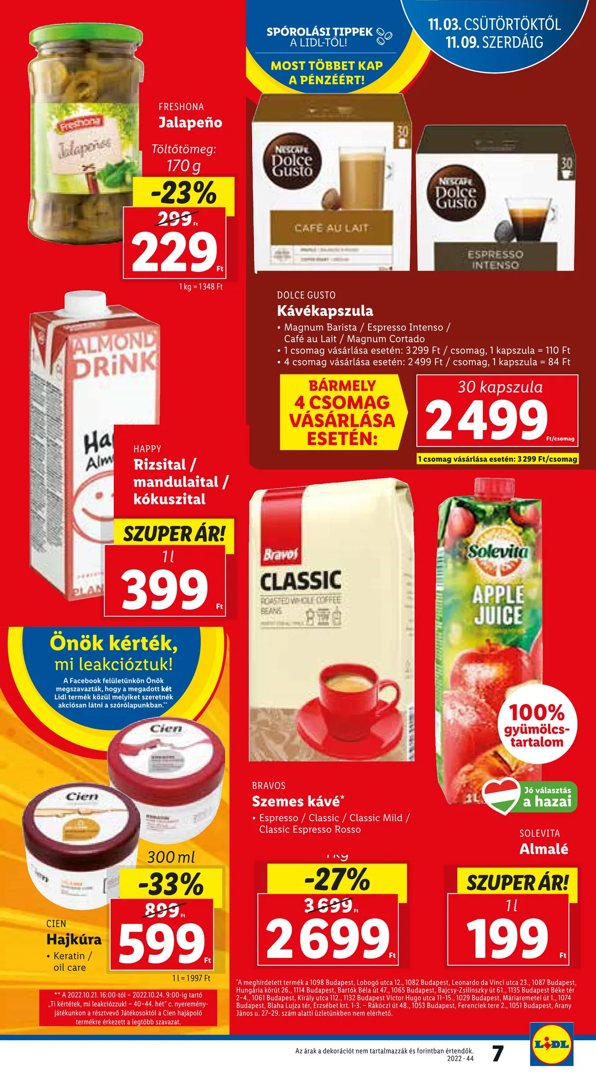 Lidl akciós újság 11.03–11.09 – 7. oldal