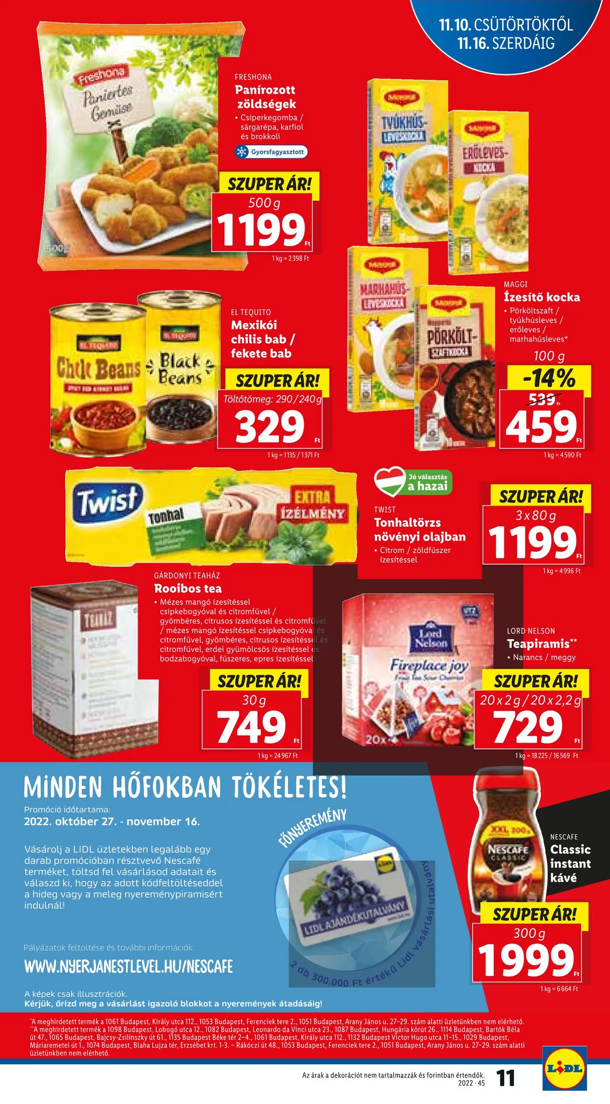 Lidl akciós újság 11.10–11.16 – 11. oldal