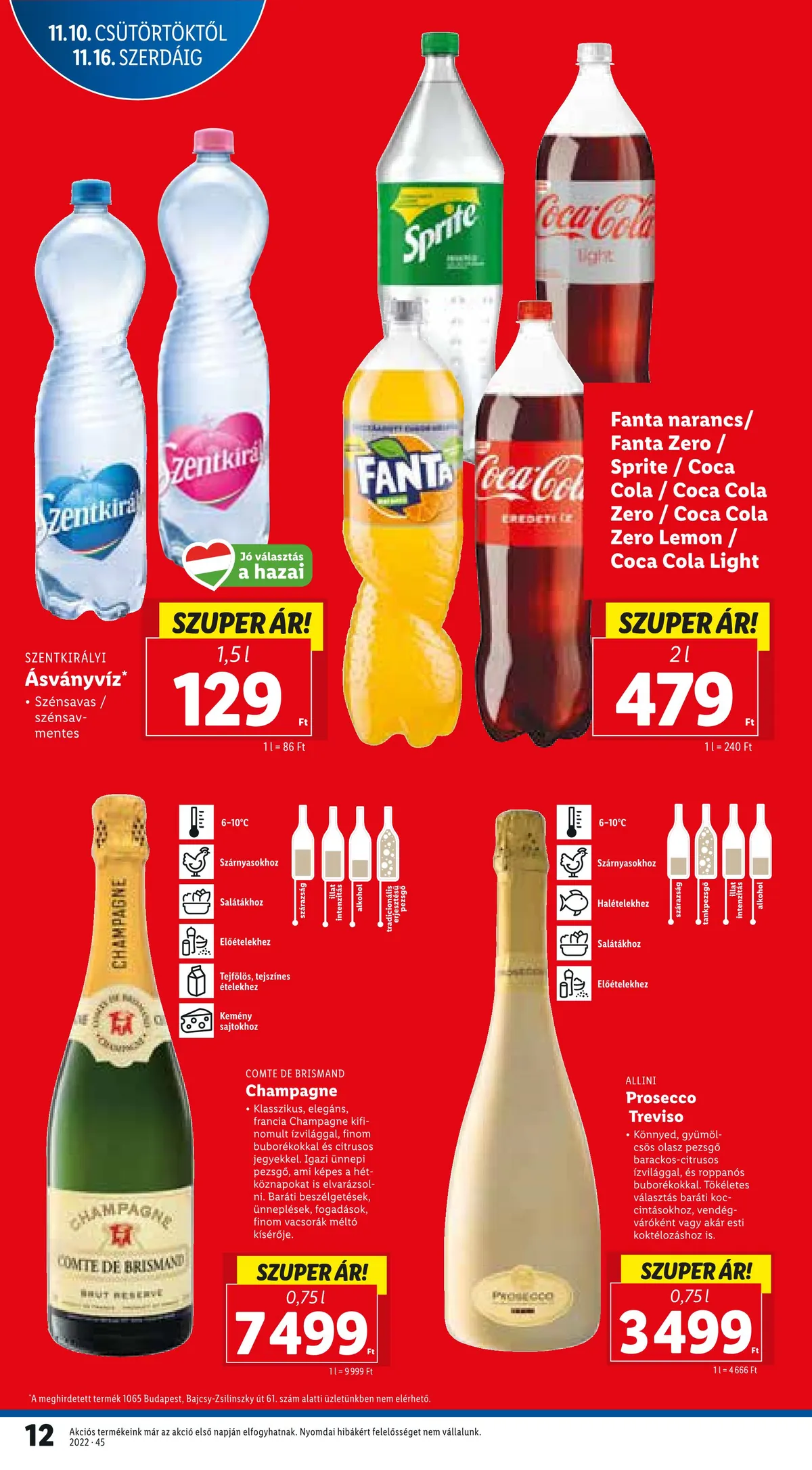 Lidl akciós újság 11.10–11.16 – 12. oldal