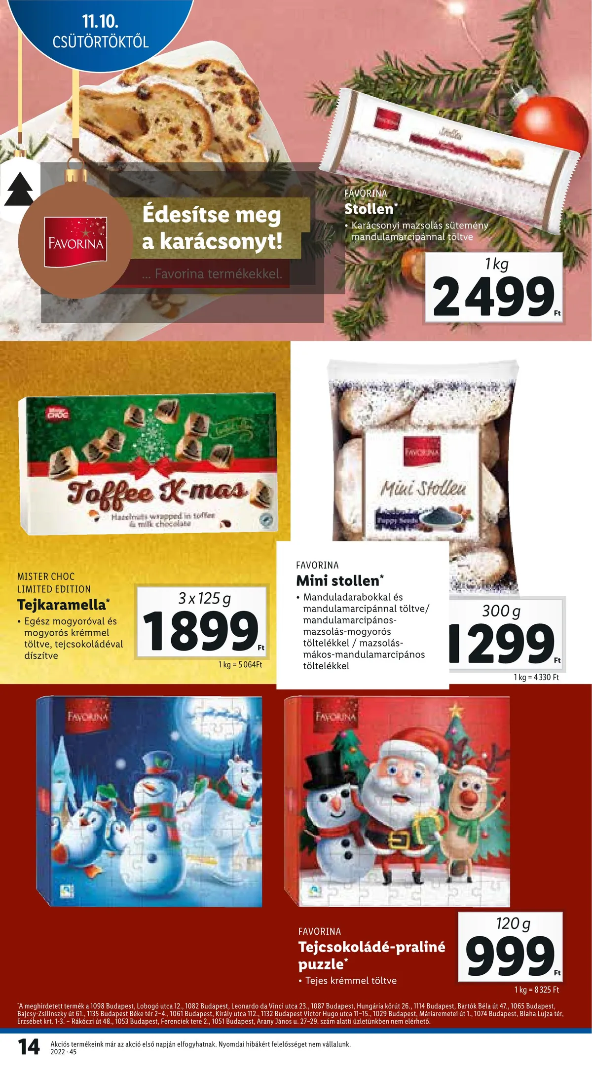 Lidl akciós újság 11.10–11.16 – 14. oldal