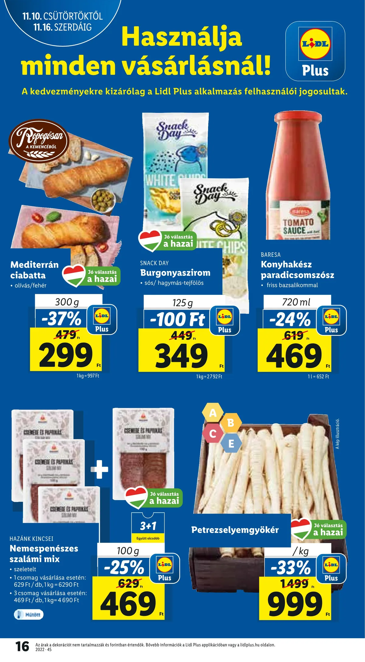 Lidl akciós újság 11.10–11.16 – 16. oldal