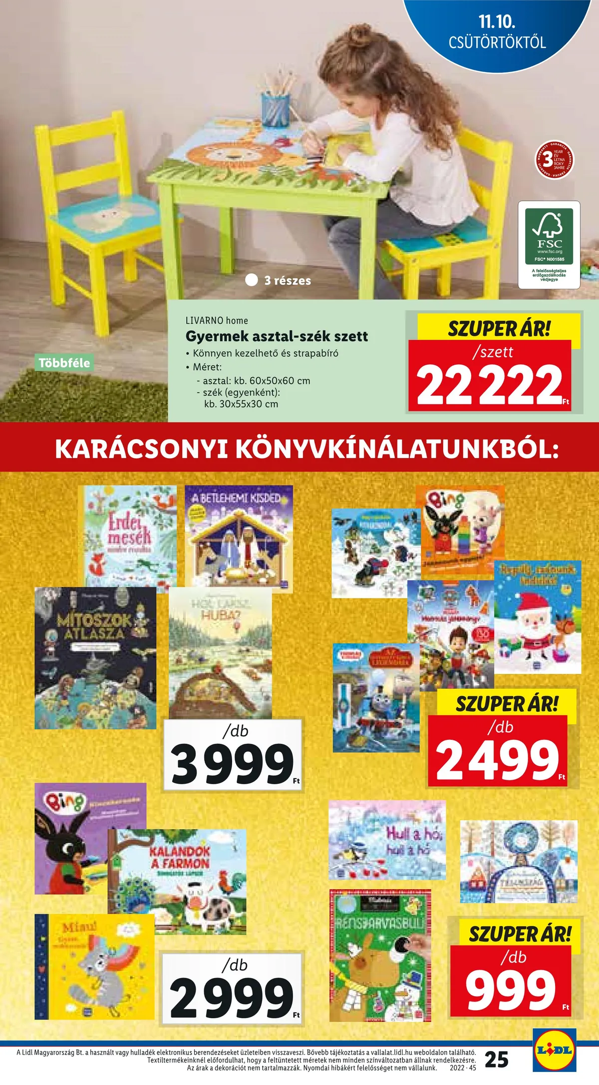 Lidl akciós újság 11.10–11.16 – 25. oldal