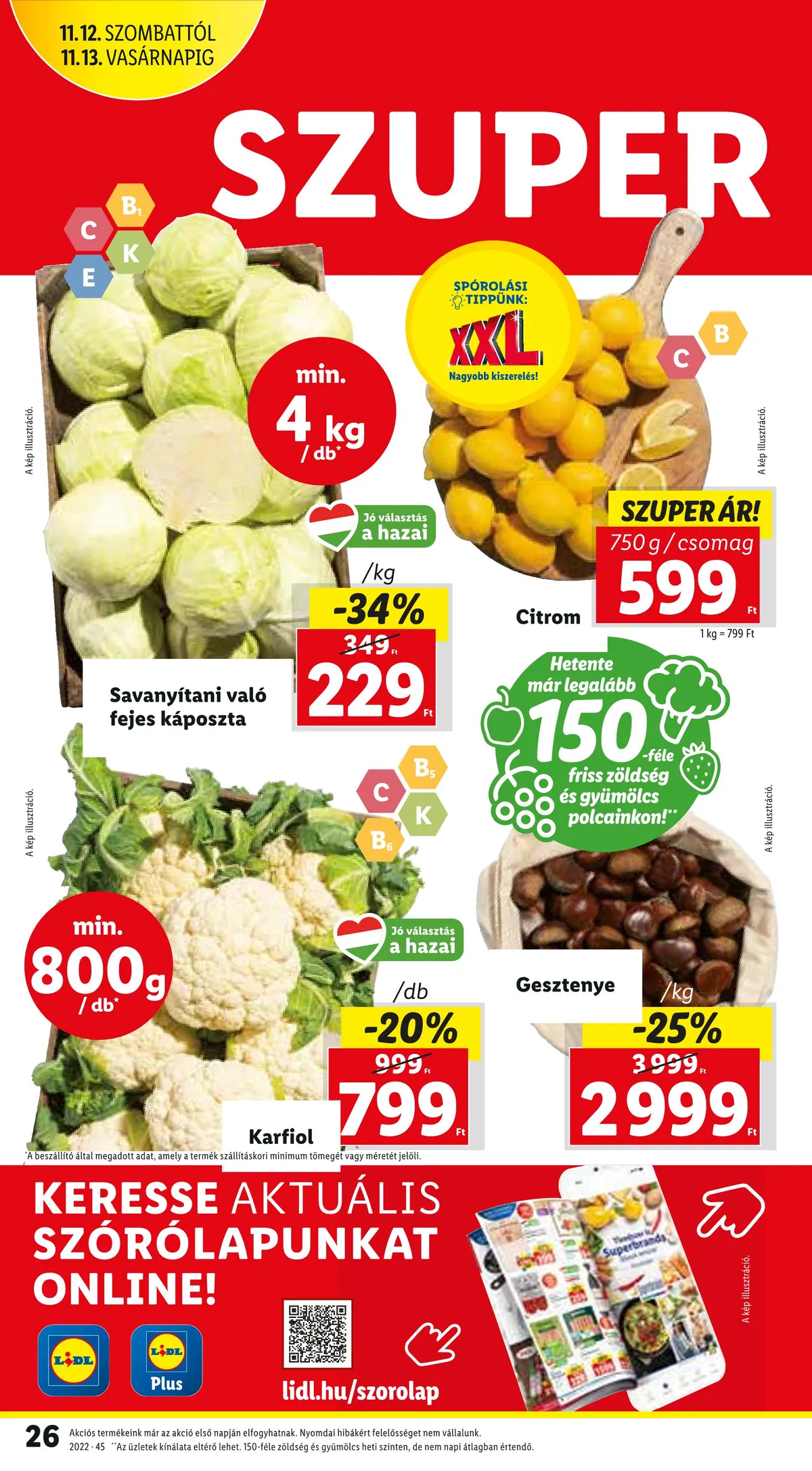 Lidl akciós újság 11.10–11.16 – 26. oldal