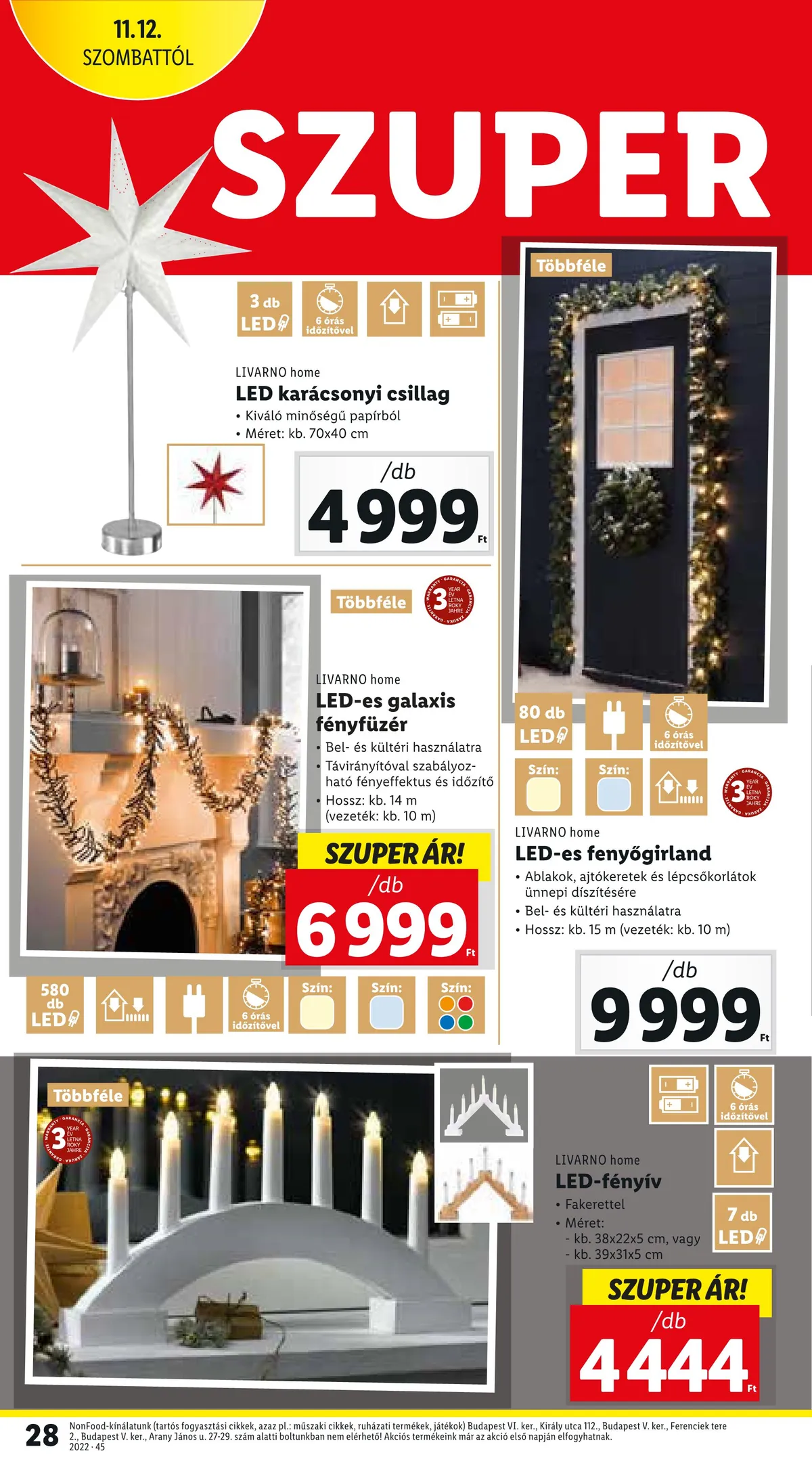 Lidl akciós újság 11.10–11.16 – 28. oldal
