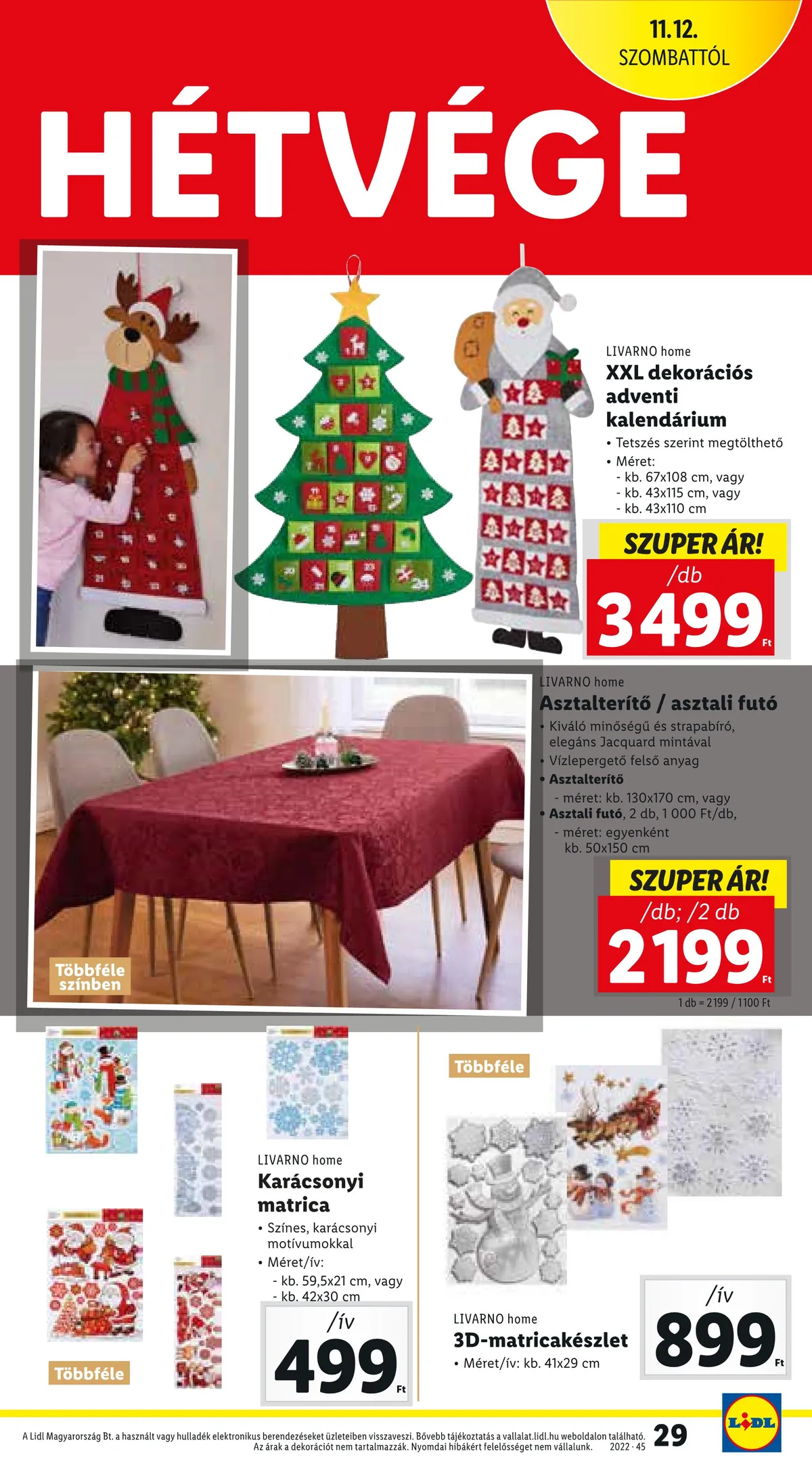 Lidl akciós újság 11.10–11.16 – 29. oldal