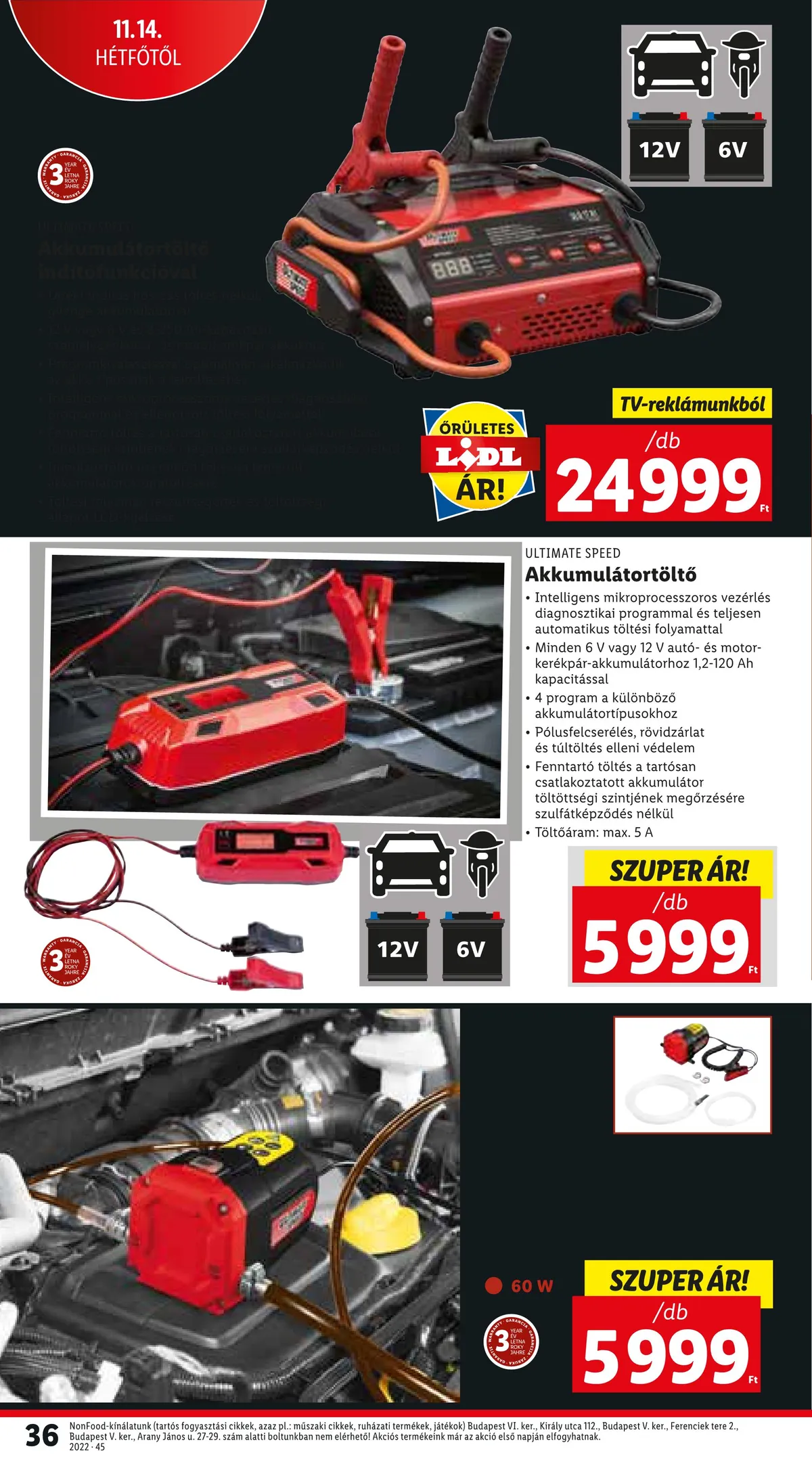 Lidl akciós újság 11.10–11.16 – 36. oldal