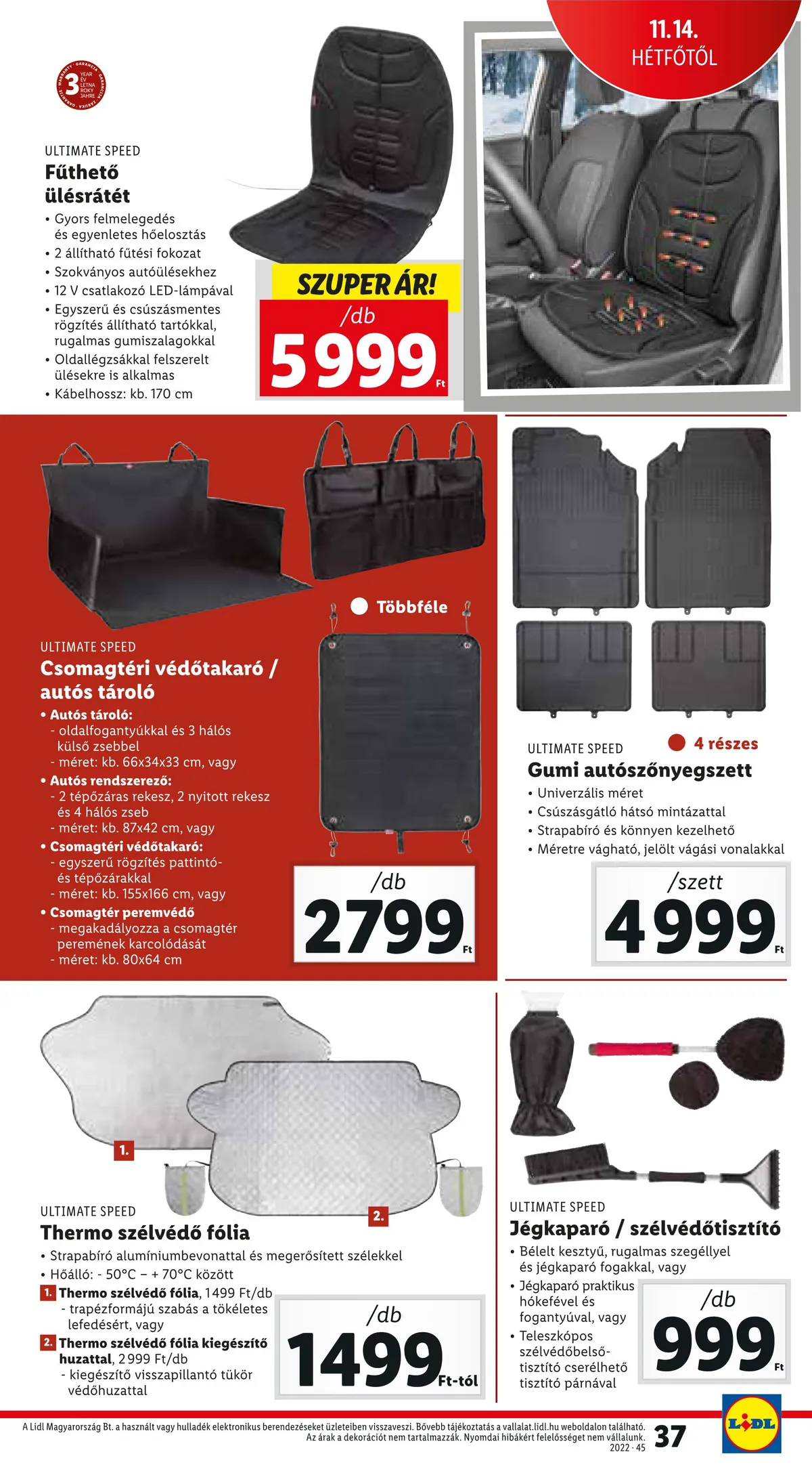 Lidl akciós újság 11.10–11.16 – 37. oldal