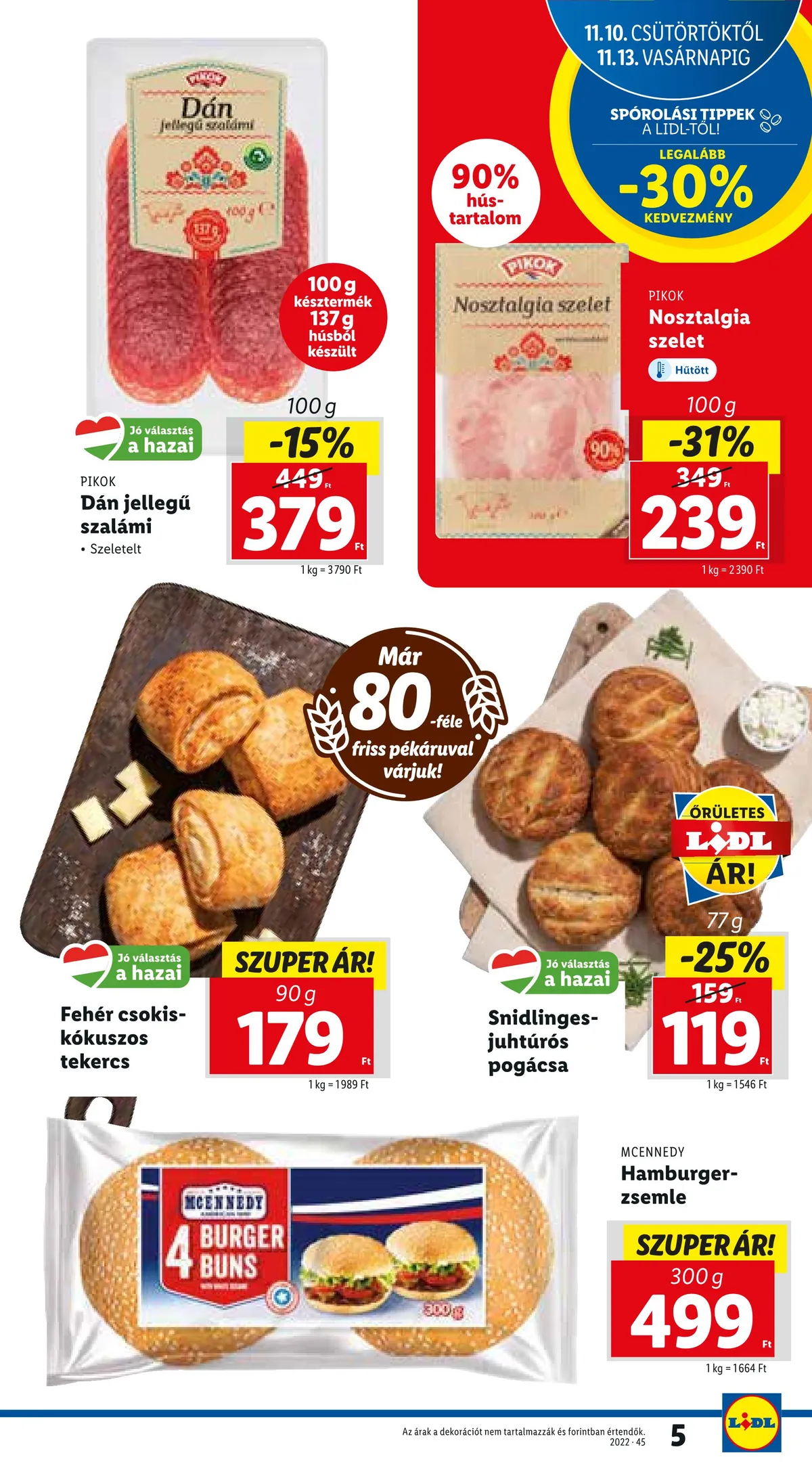 Lidl akciós újság 11.10–11.16 – 5. oldal