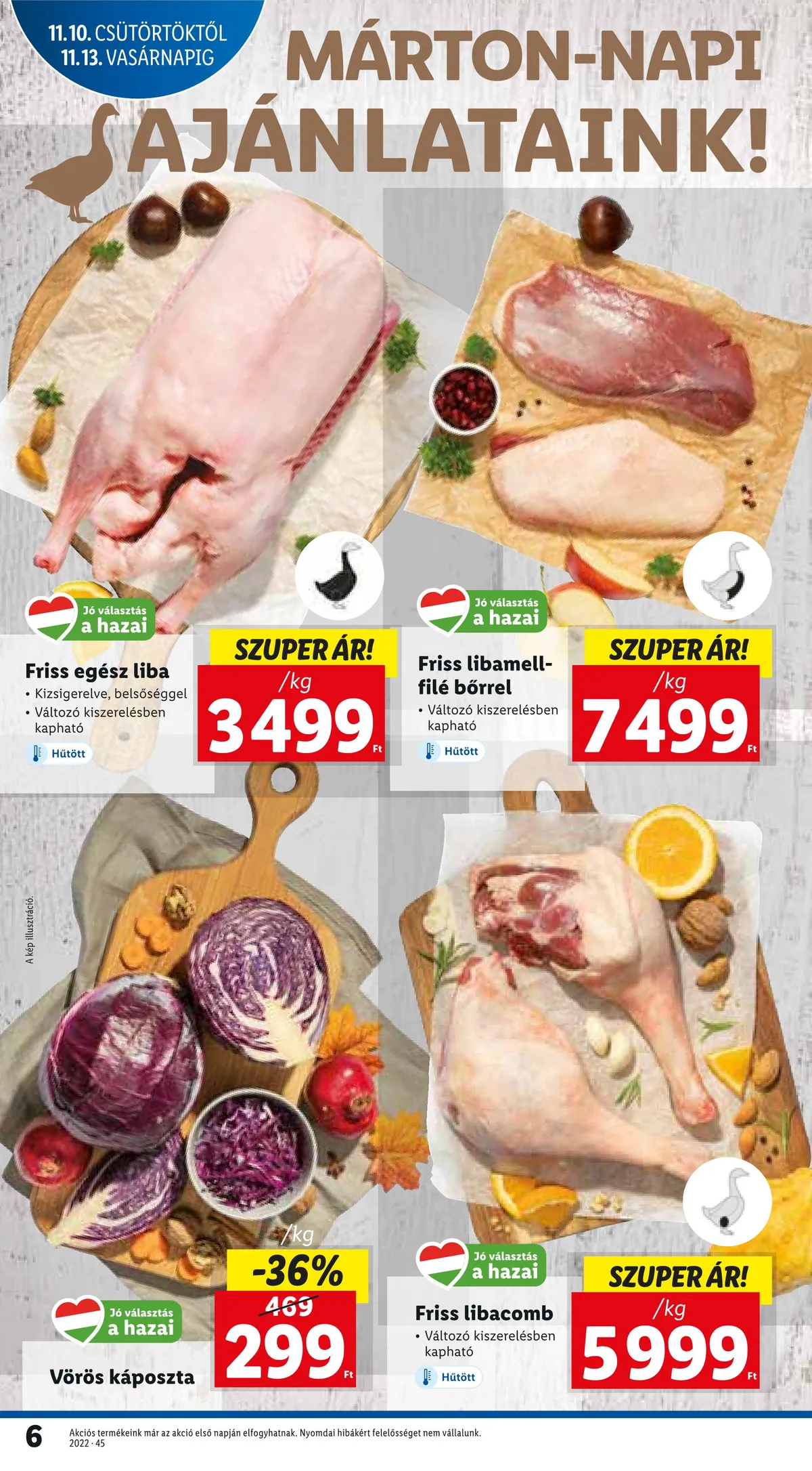 Lidl akciós újság 11.10–11.16 – 6. oldal