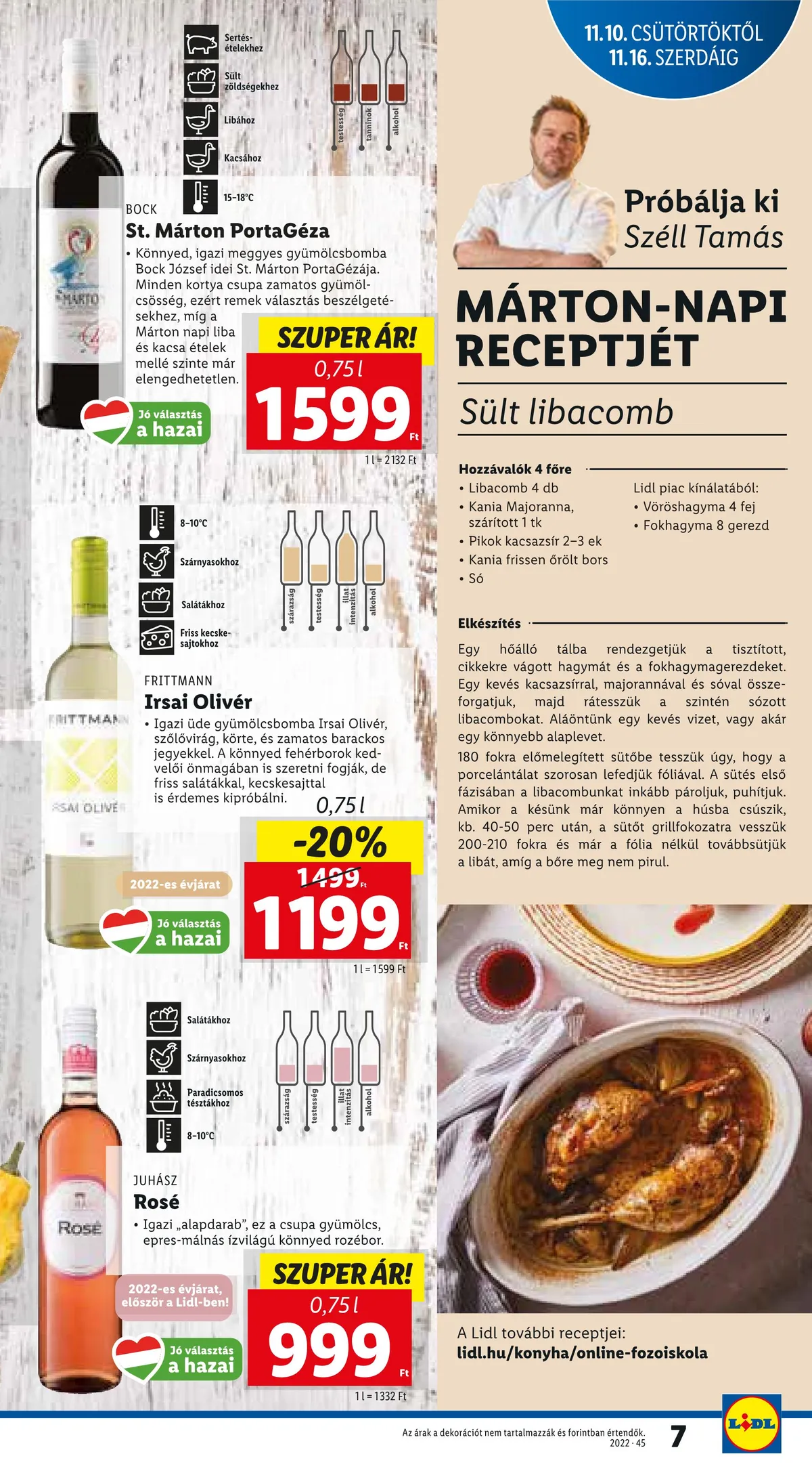 Lidl akciós újság 11.10–11.16 – 7. oldal