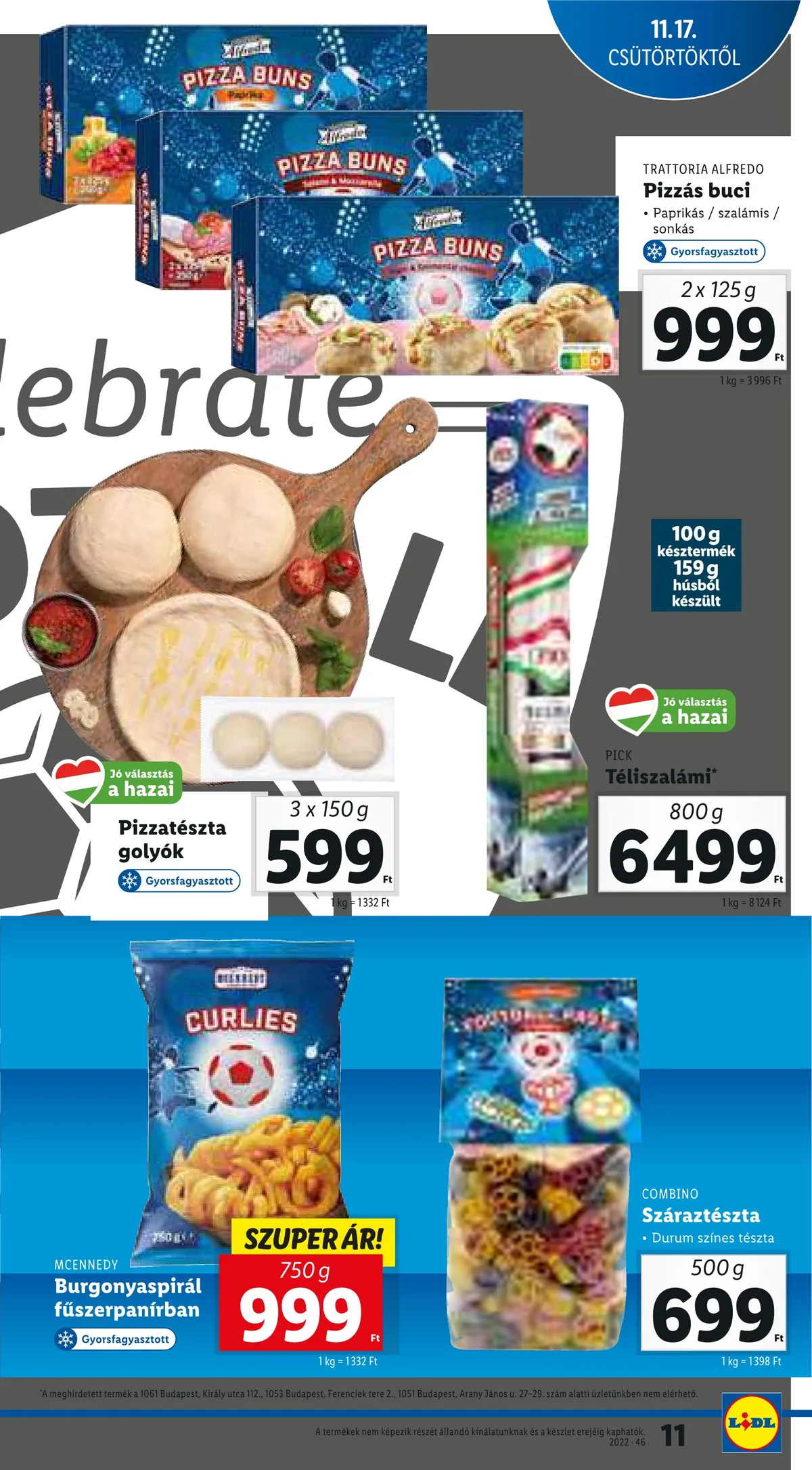Lidl akciós újság 11.17–11.23 – 11. oldal
