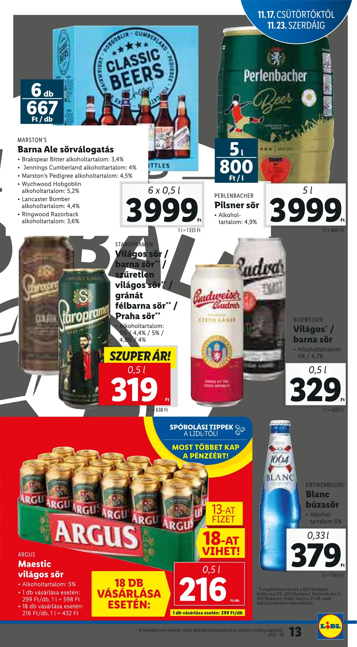 Lidl akciós újság 11.17–11.23 – 13. oldal
