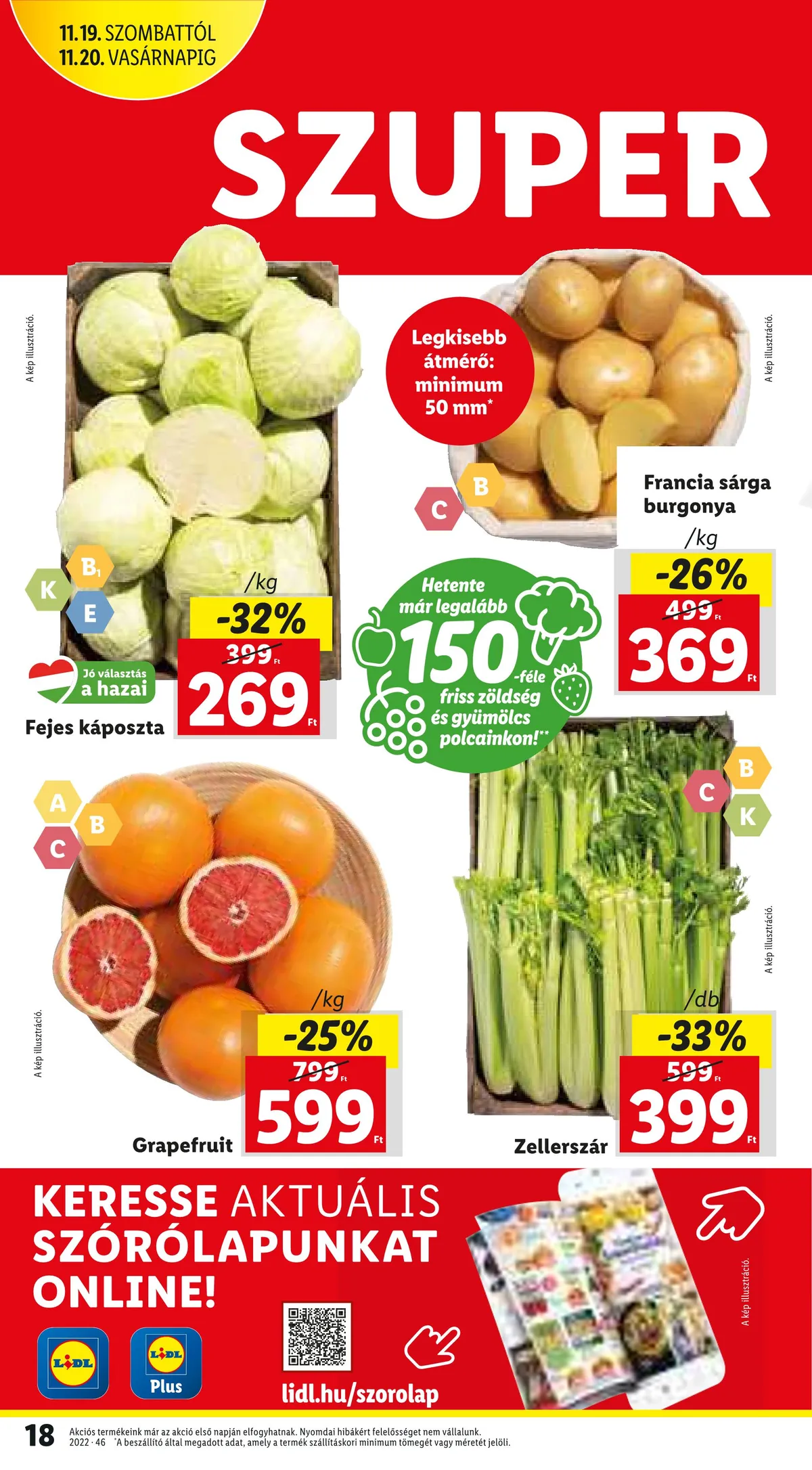 Lidl akciós újság 11.17–11.23 – 18. oldal