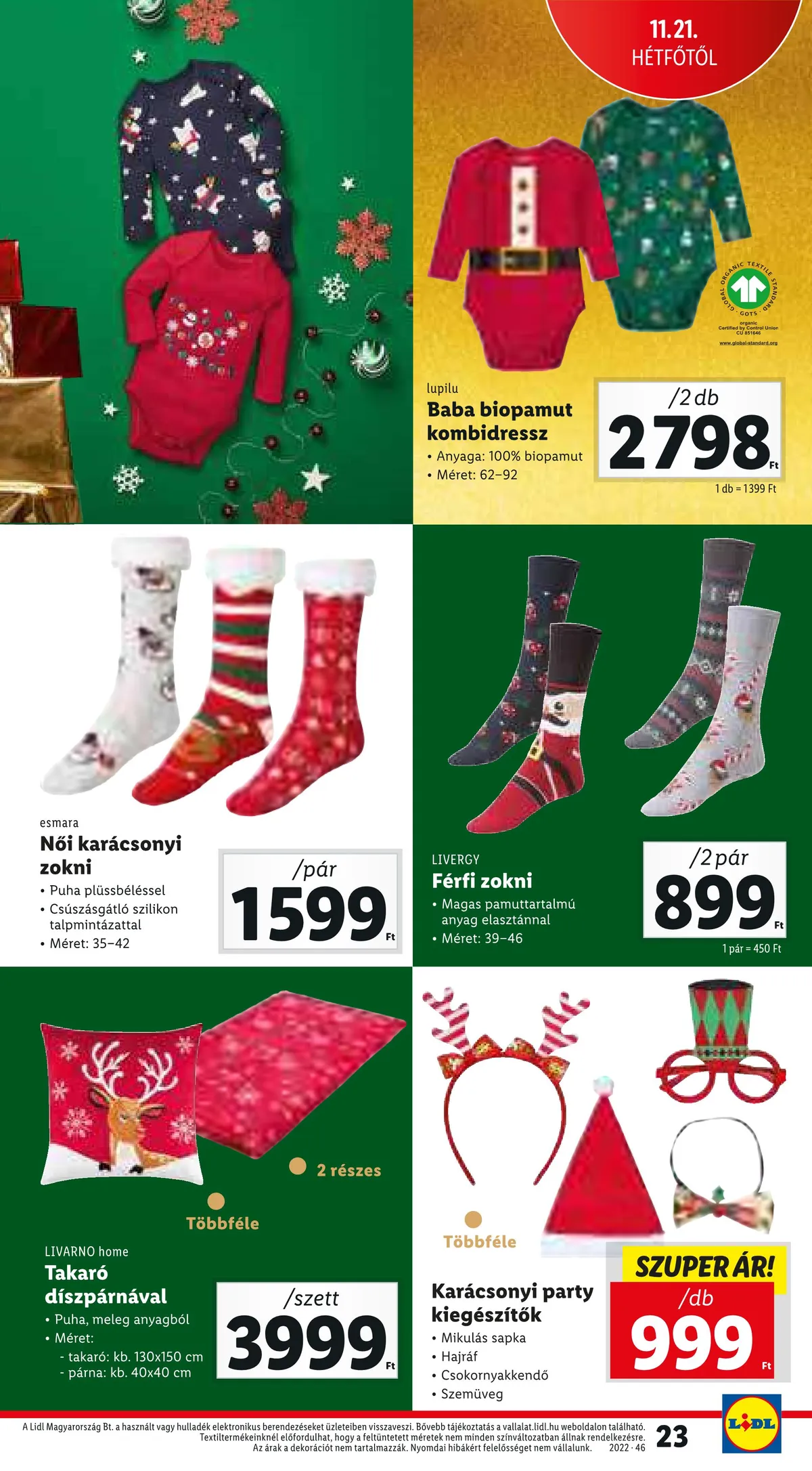 Lidl akciós újság 11.17–11.23 – 23. oldal