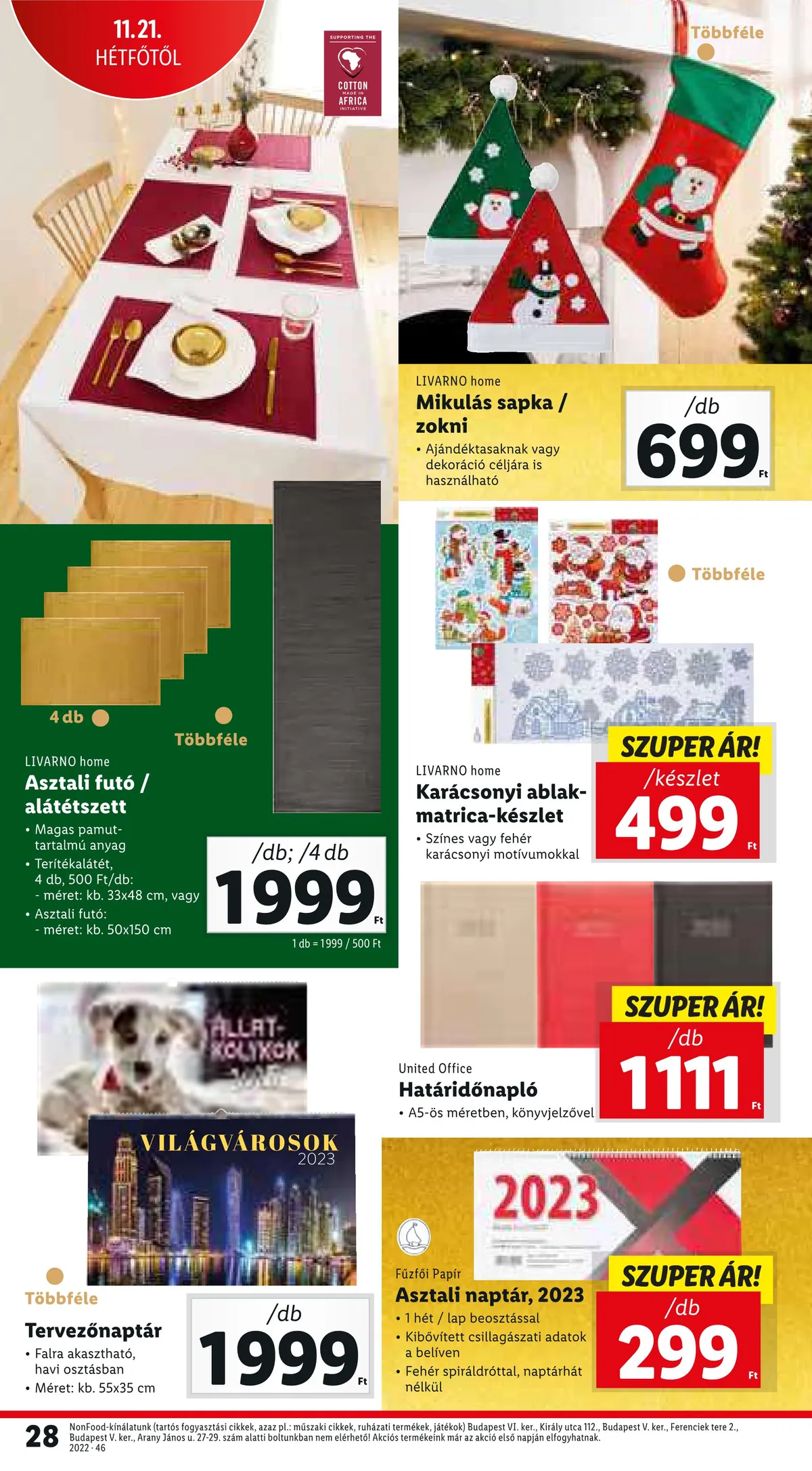 Lidl akciós újság 11.17–11.23 – 28. oldal