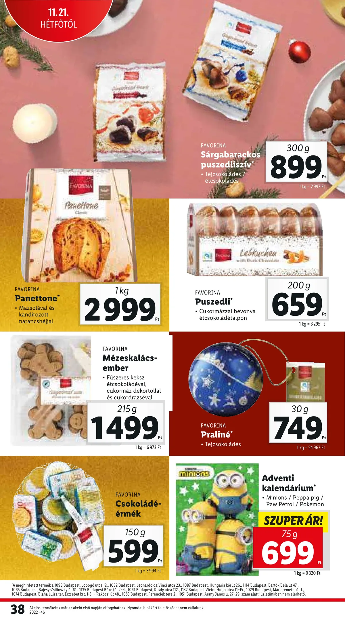 Lidl akciós újság 11.17–11.23 – 38. oldal