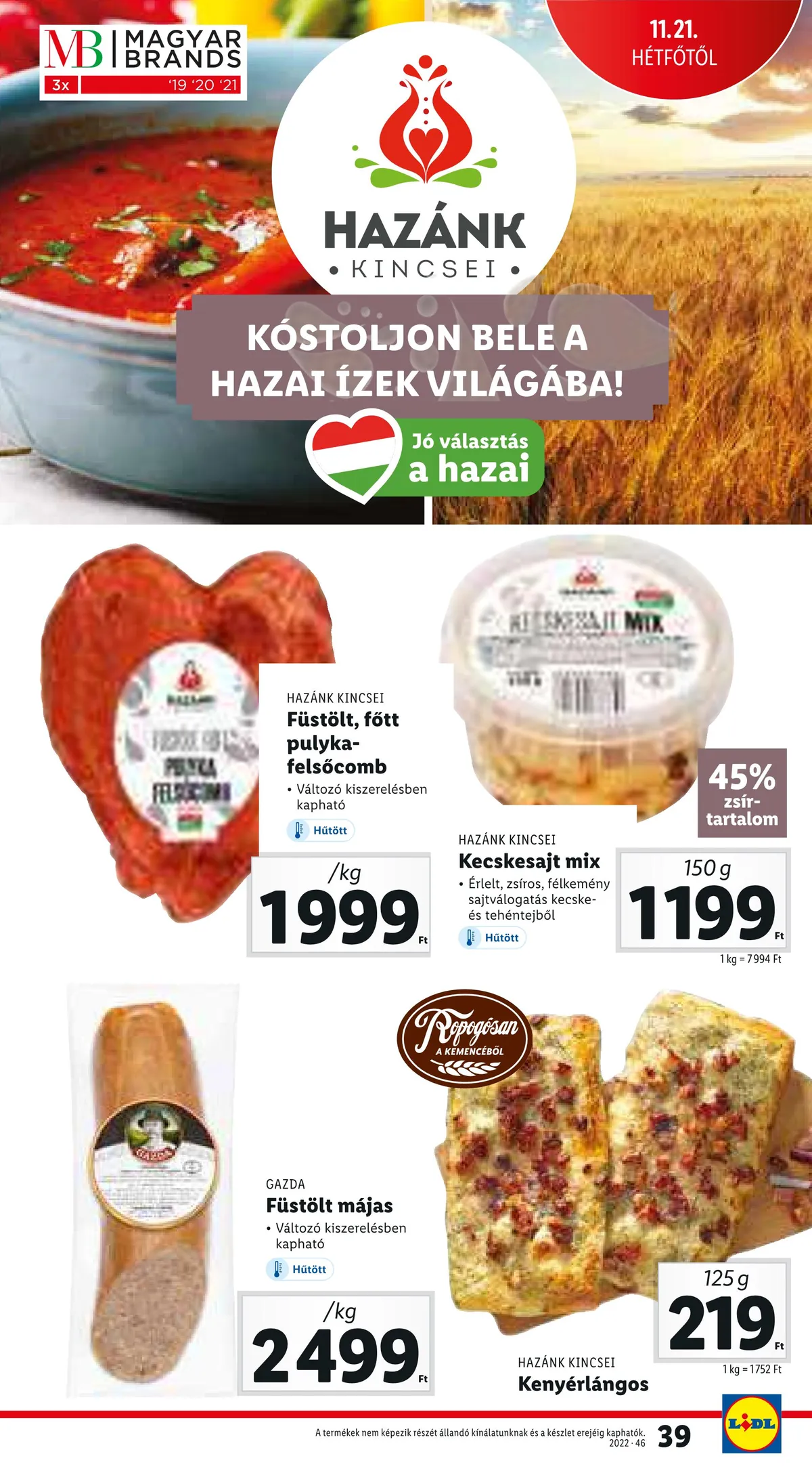 Lidl akciós újság 11.17–11.23 – 39. oldal