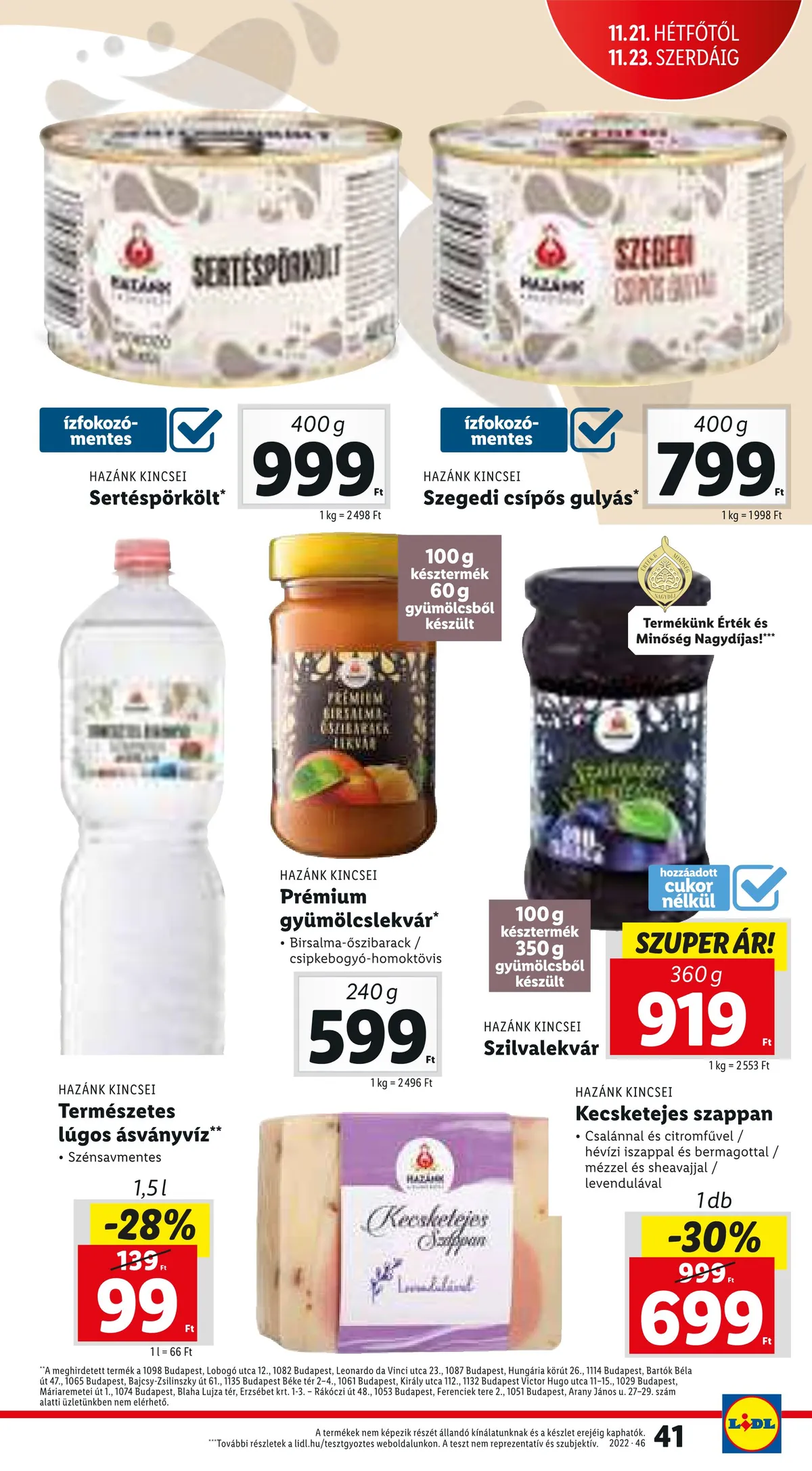 Lidl akciós újság 11.17–11.23 – 41. oldal