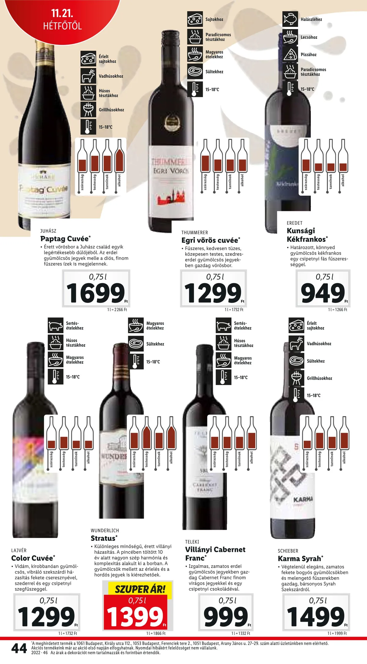 Lidl akciós újság 11.17–11.23 – 44. oldal