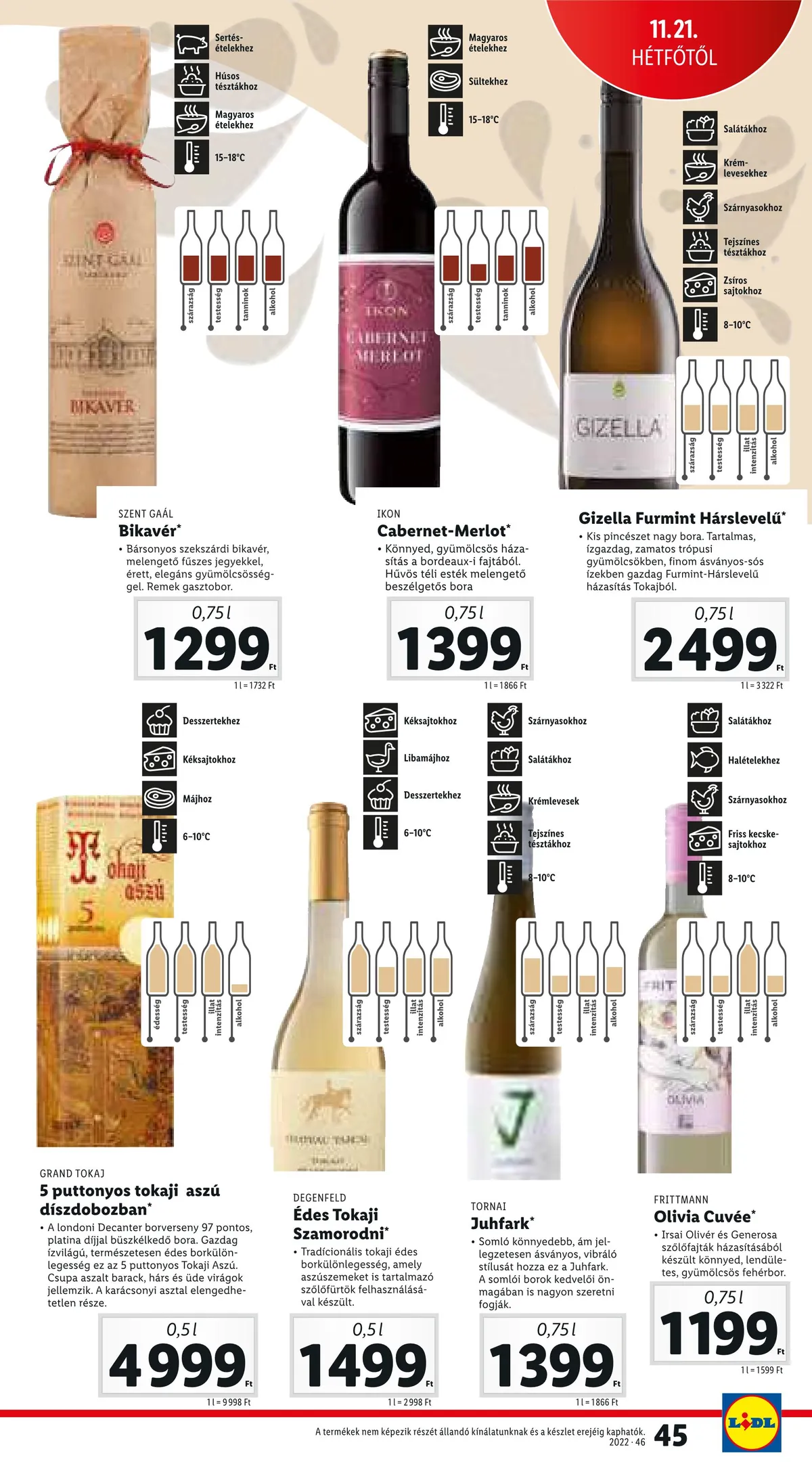 Lidl akciós újság 11.17–11.23 – 45. oldal
