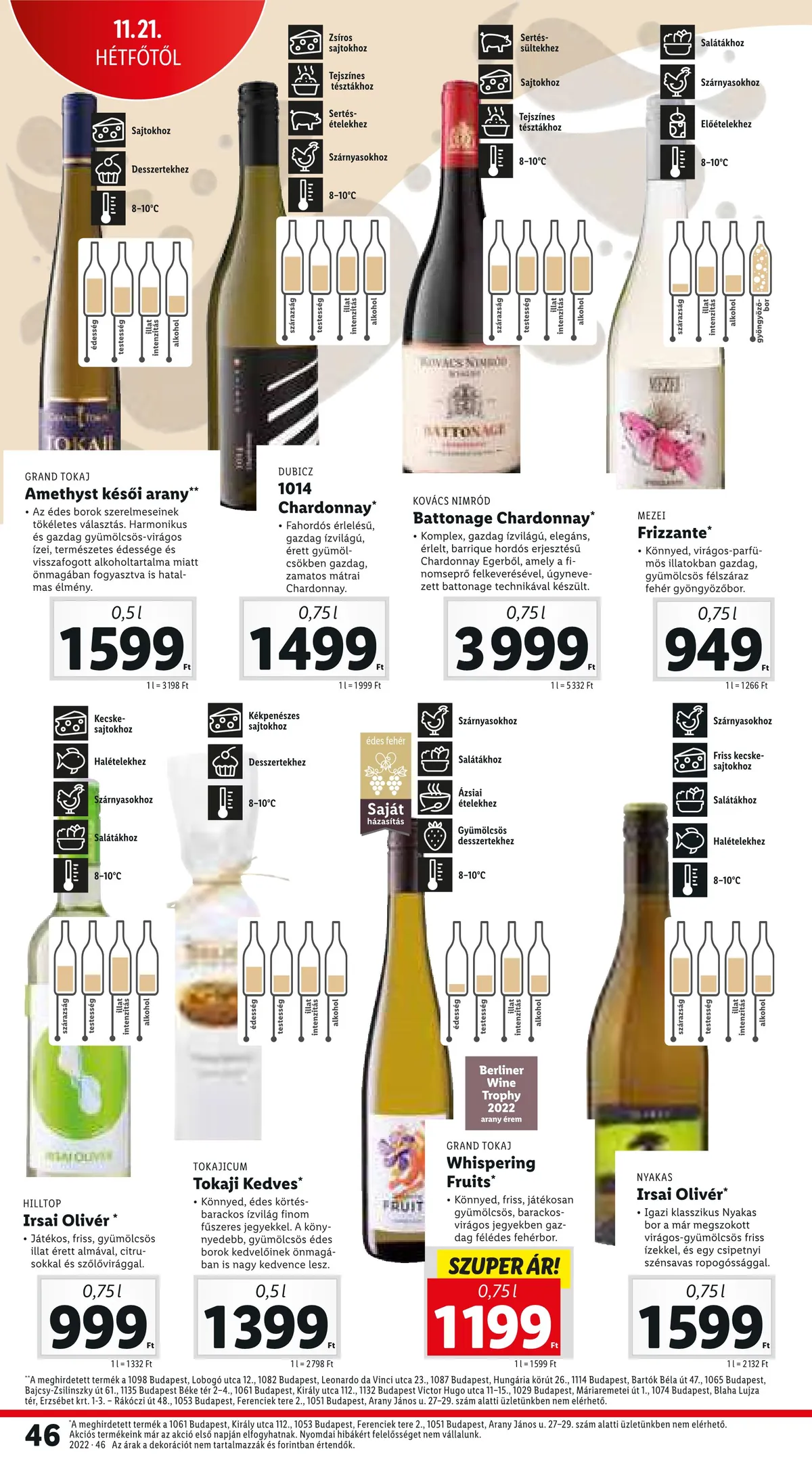 Lidl akciós újság 11.17–11.23 – 46. oldal