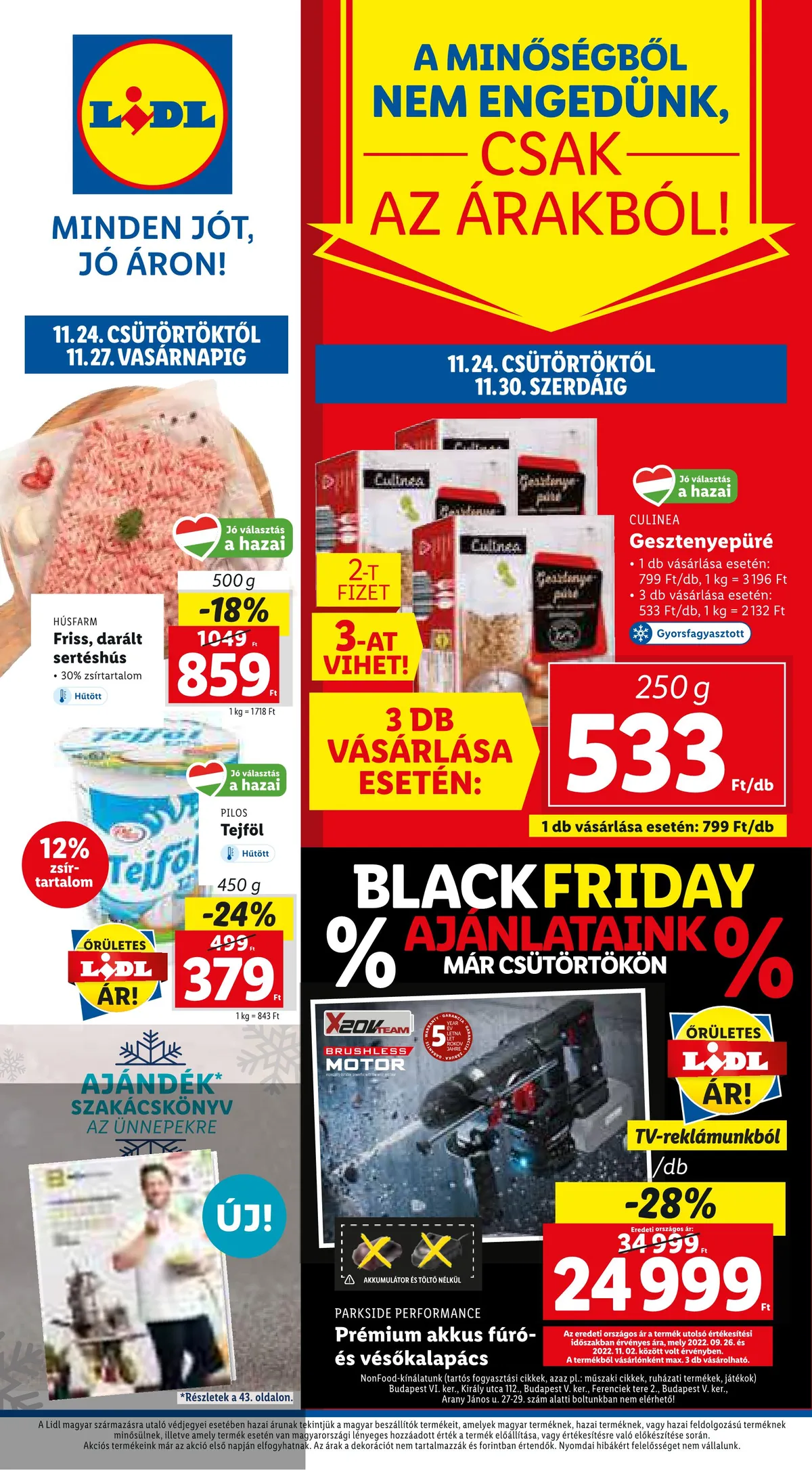 Lidl akciós újság 11.24–11.30