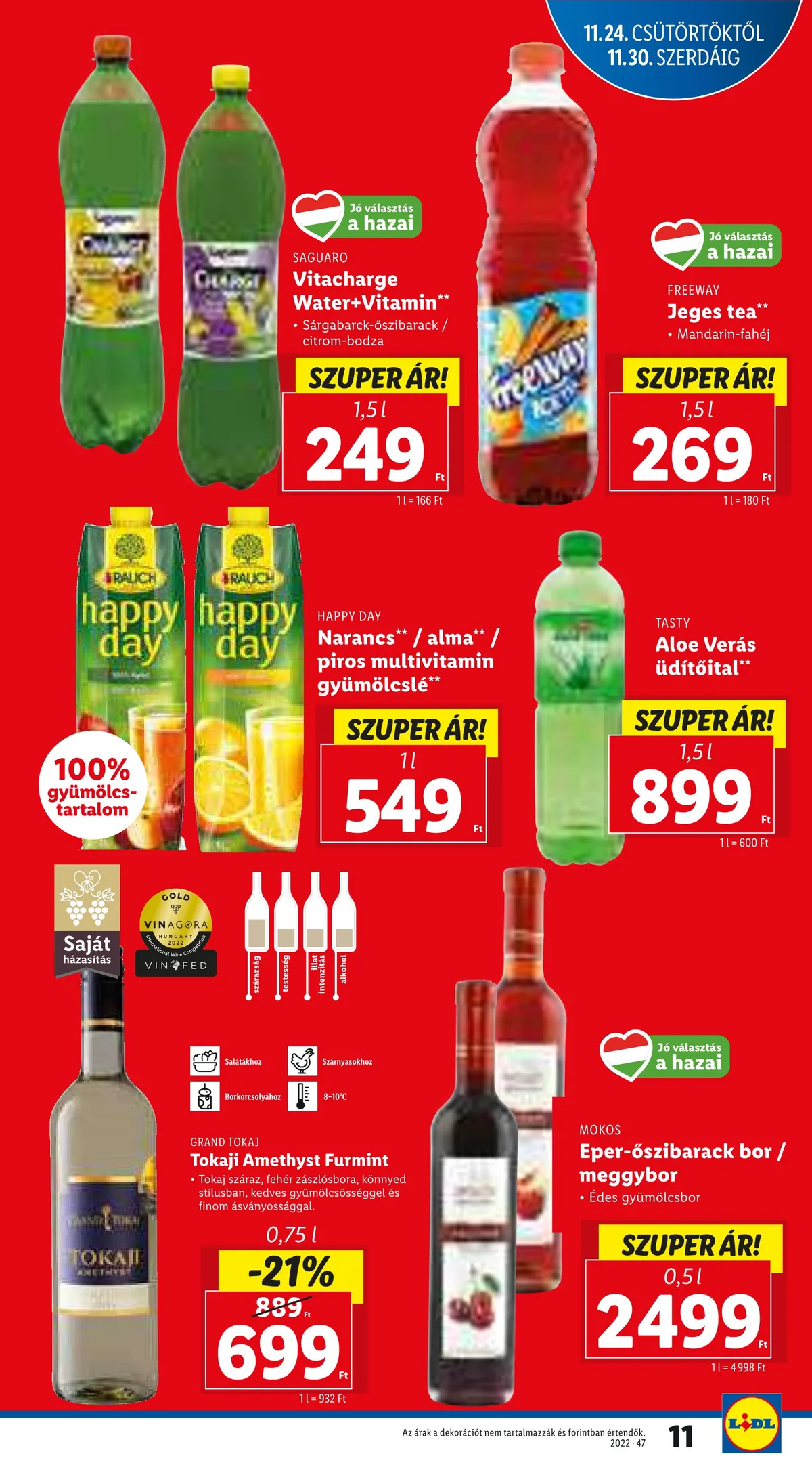 Lidl akciós újság 11.24–11.30 – 11. oldal