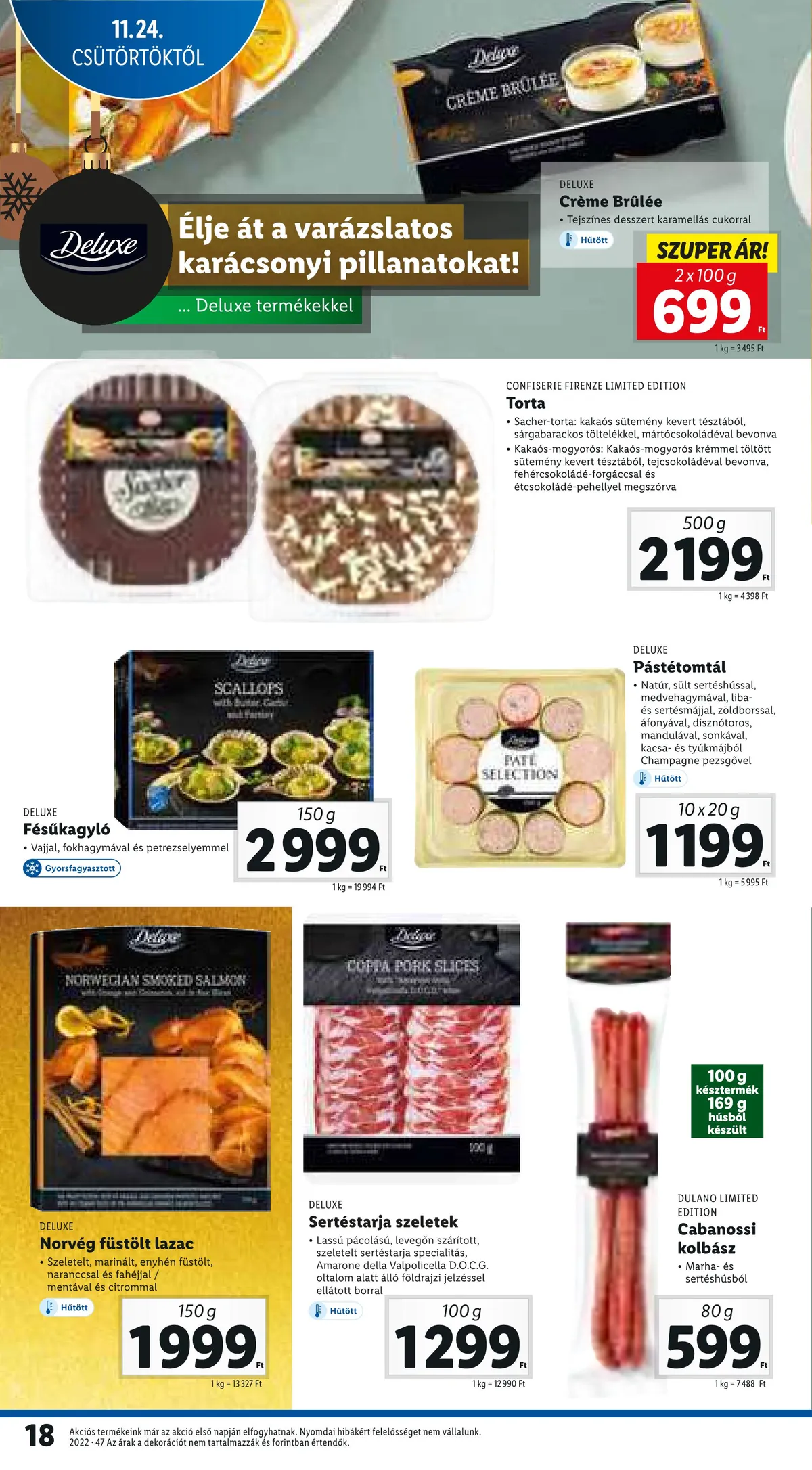 Lidl akciós újság 11.24–11.30 – 18. oldal