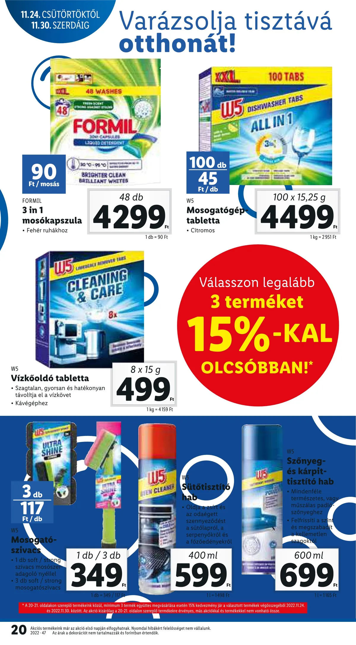 Lidl akciós újság 11.24–11.30 – 20. oldal