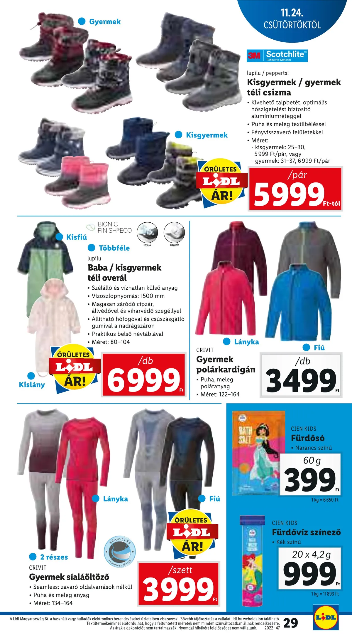 Lidl akciós újság 11.24–11.30 – 29. oldal