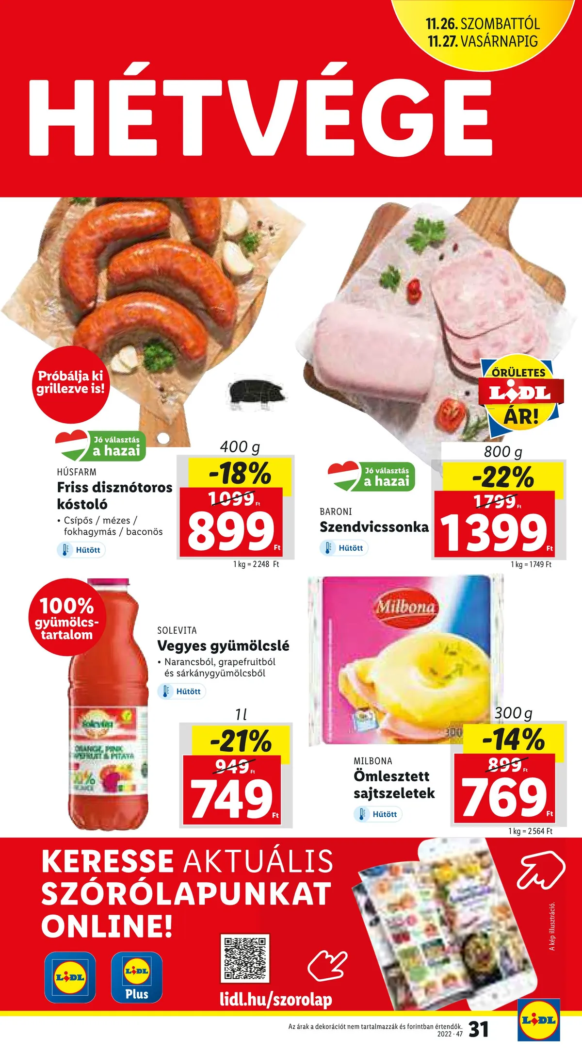 Lidl akciós újság 11.24–11.30 – 31. oldal