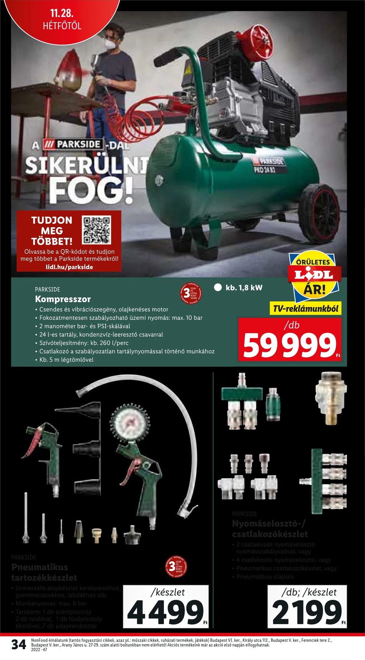 Lidl akciós újság 11.24–11.30 – 34. oldal