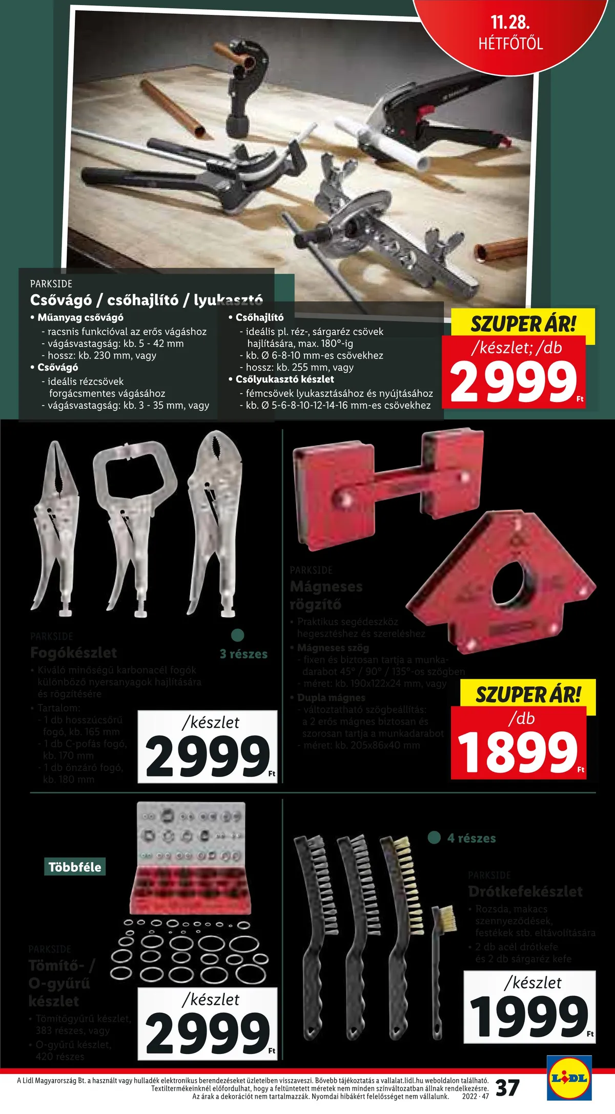 Lidl akciós újság 11.24–11.30 – 37. oldal