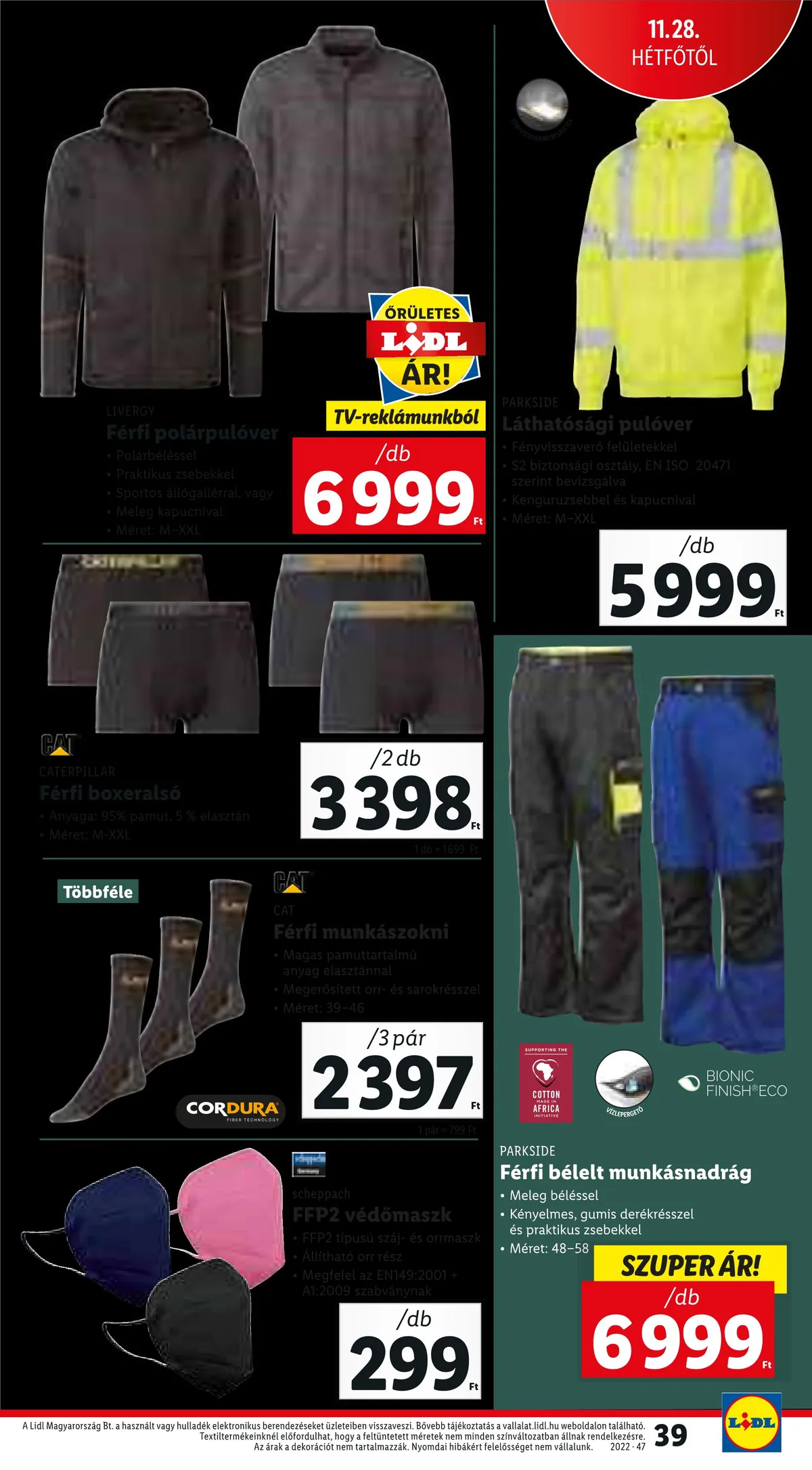 Lidl akciós újság 11.24–11.30 – 39. oldal
