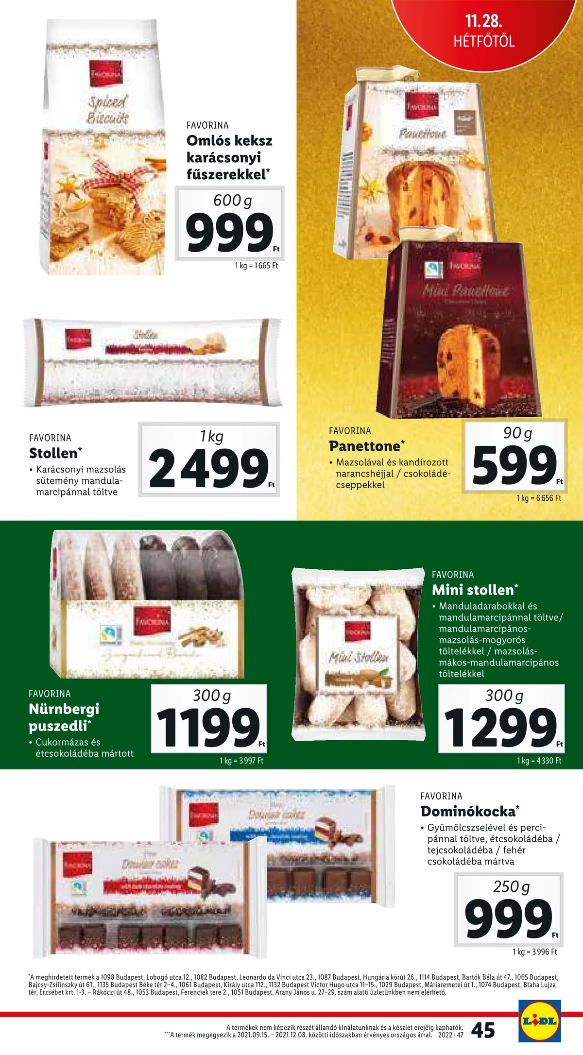 Lidl akciós újság 11.24–11.30 – 45. oldal