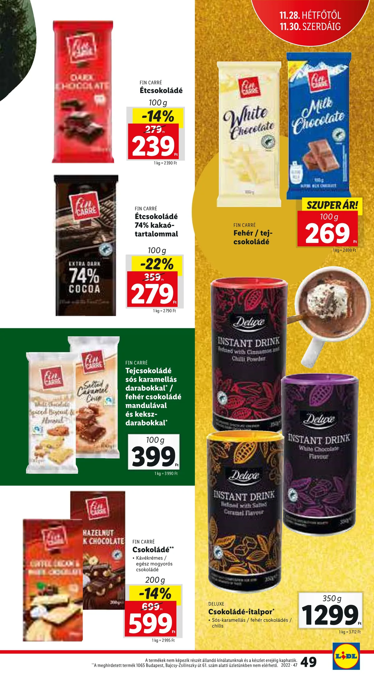 Lidl akciós újság 11.24–11.30 – 49. oldal