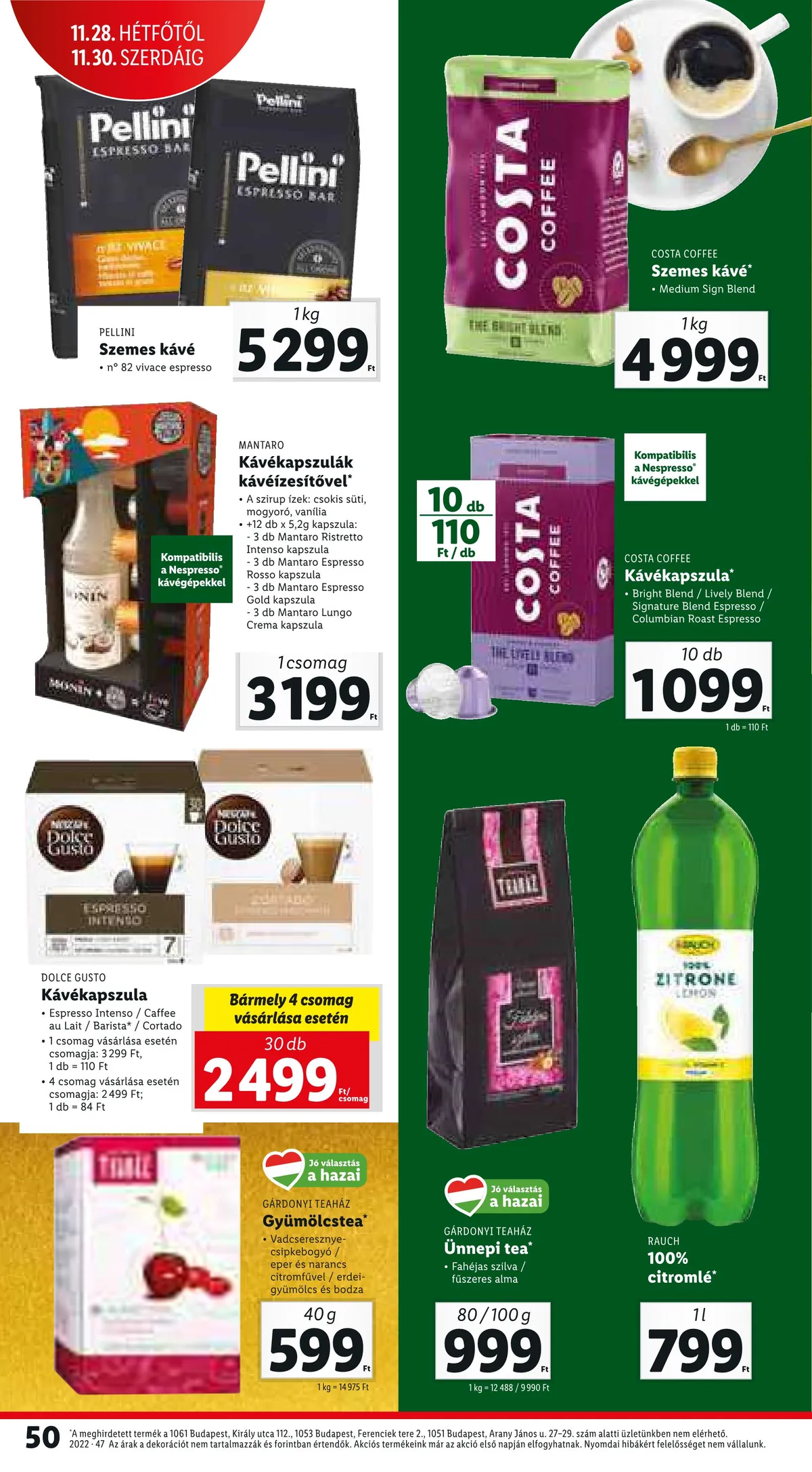 Lidl akciós újság 11.24–11.30 – 50. oldal