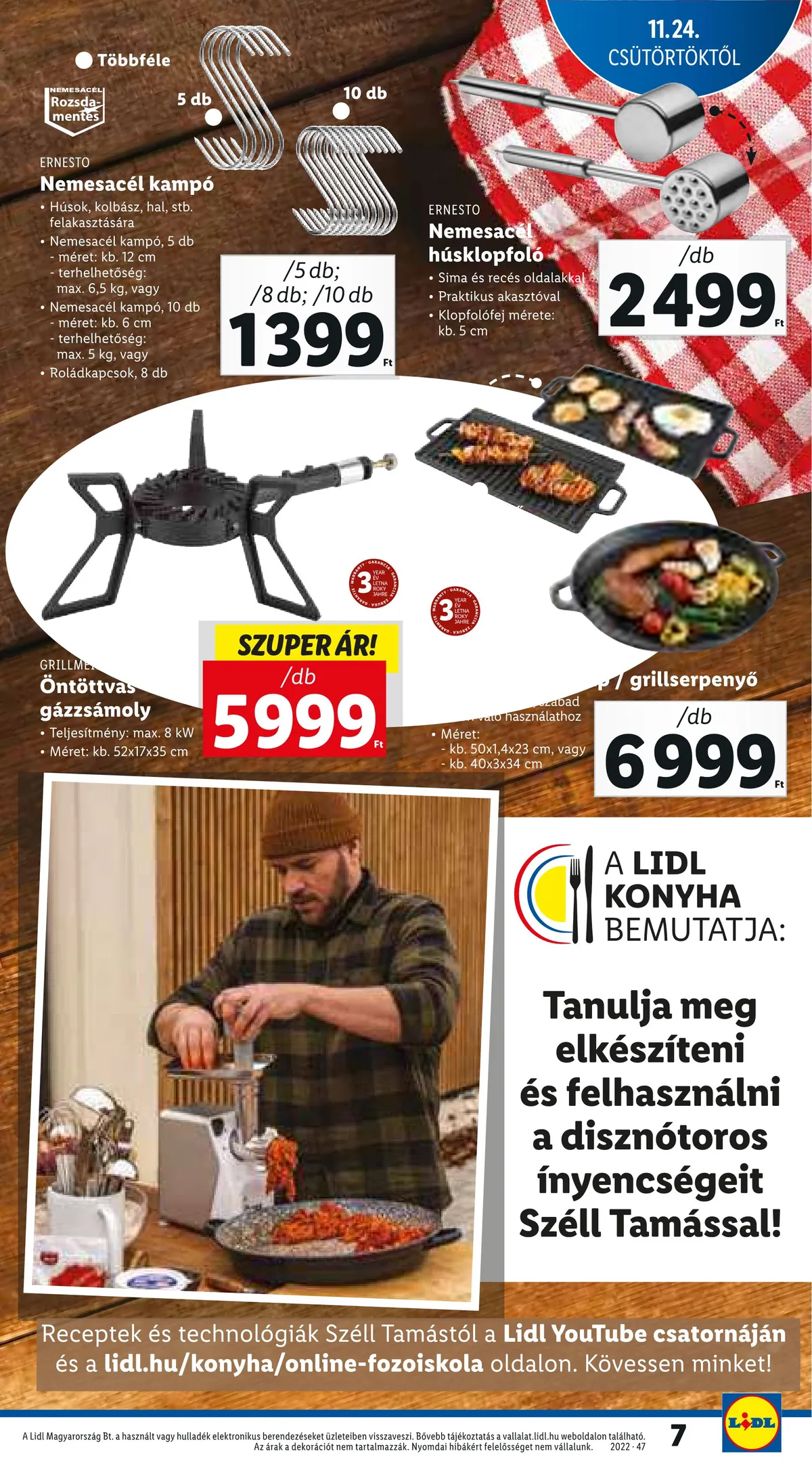 Lidl akciós újság 11.24–11.30 – 7. oldal