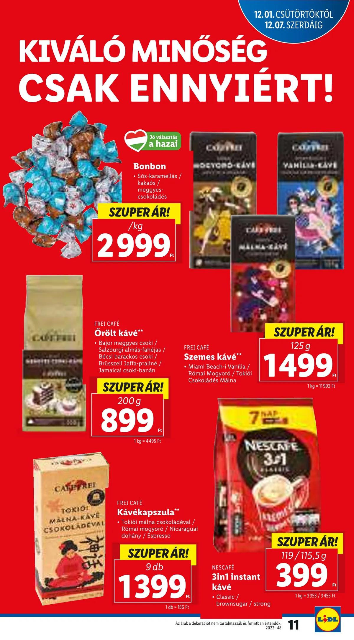 Lidl akciós újság 12.01–12.07 – 11. oldal